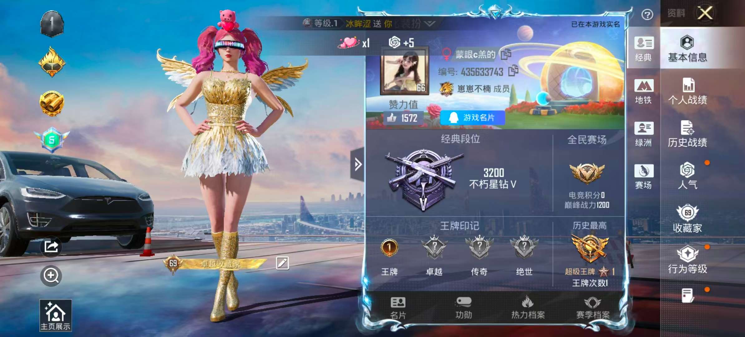 HPSJ3408288和平精英账号详情图2 HPSJ3408288和平精英账号详情图2