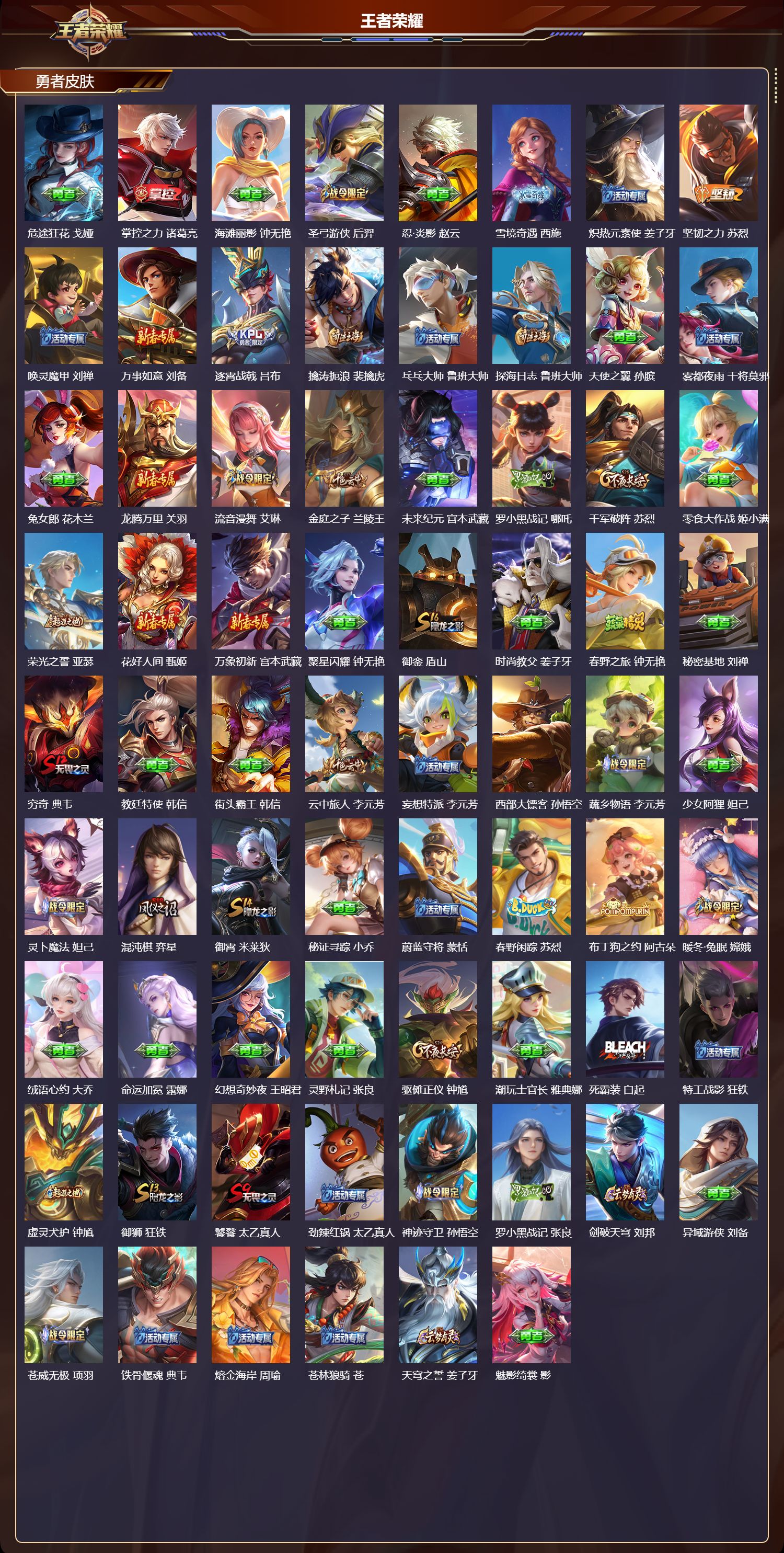 WZMK3402626王者荣耀账号详情图5