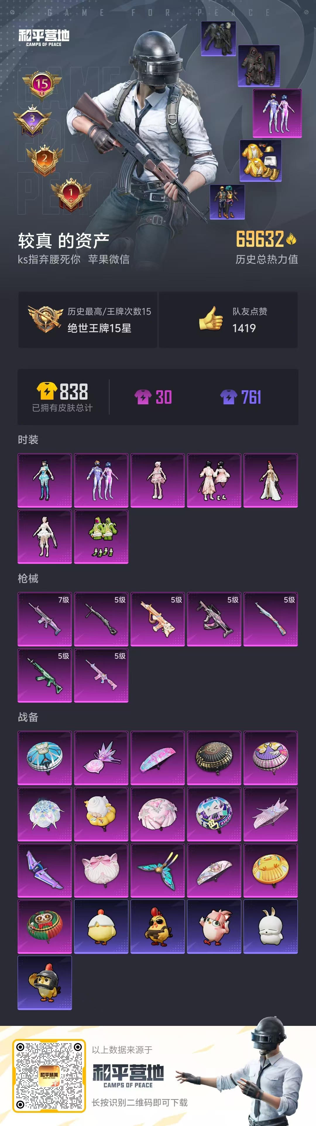 HPSJ3408971和平精英账号详情图2 HPSJ3408971和平精英账号详情图2