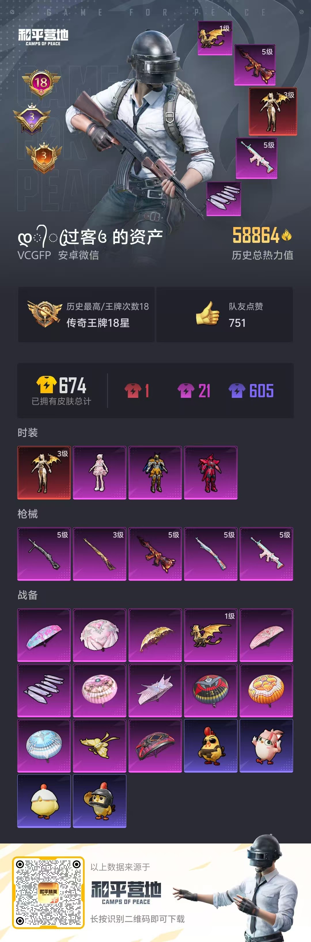 HPSJ3409568和平精英账号详情图4 HPSJ3409568和平精英账号详情图4