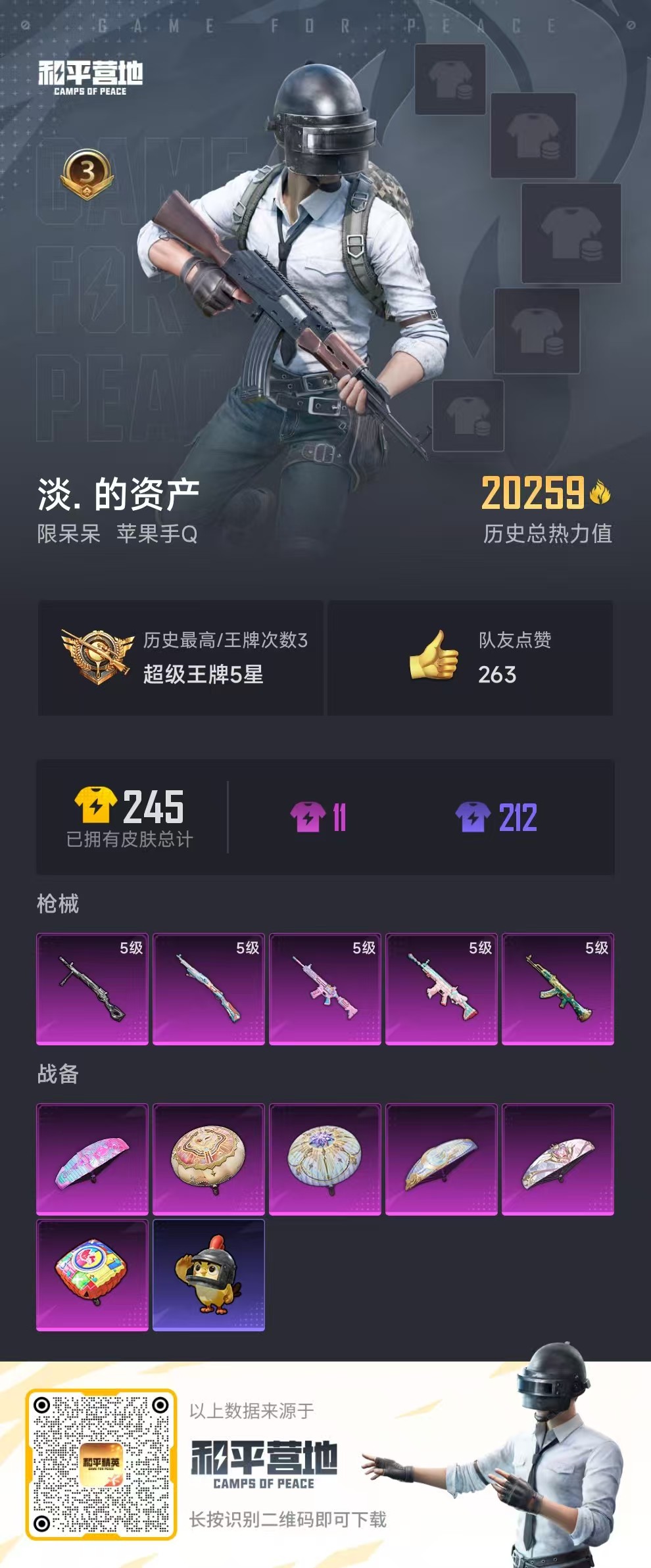 HPSJ3416064和平精英账号详情图3 HPSJ3416064和平精英账号详情图3