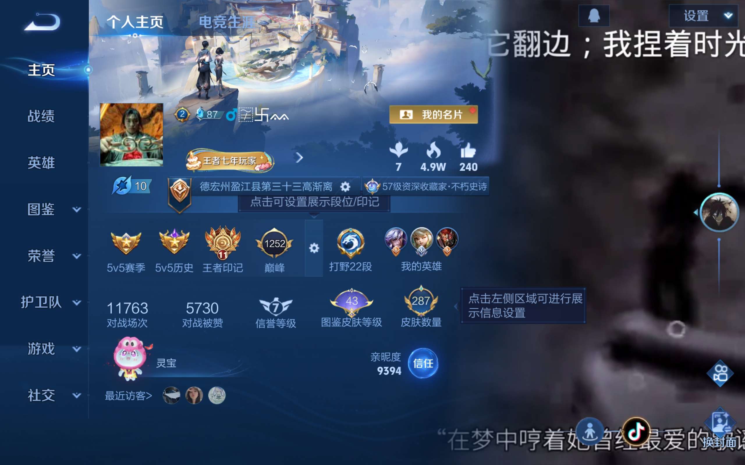 WZCMW424482王者荣耀账号详情图2