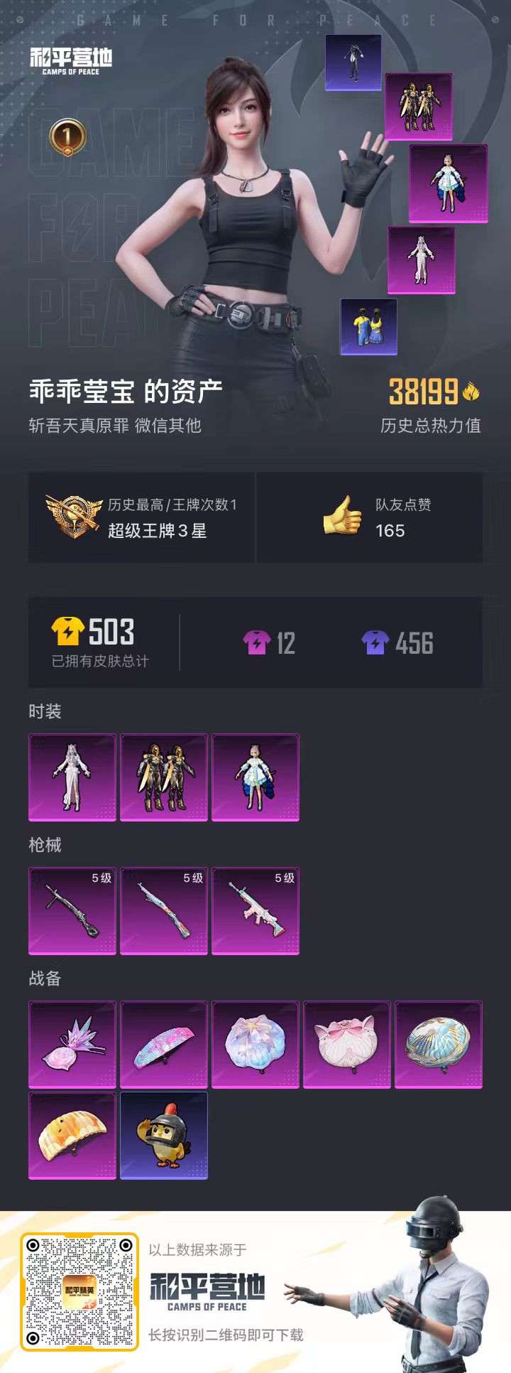 HPSJ3409207和平精英账号详情图2 HPSJ3409207和平精英账号详情图2