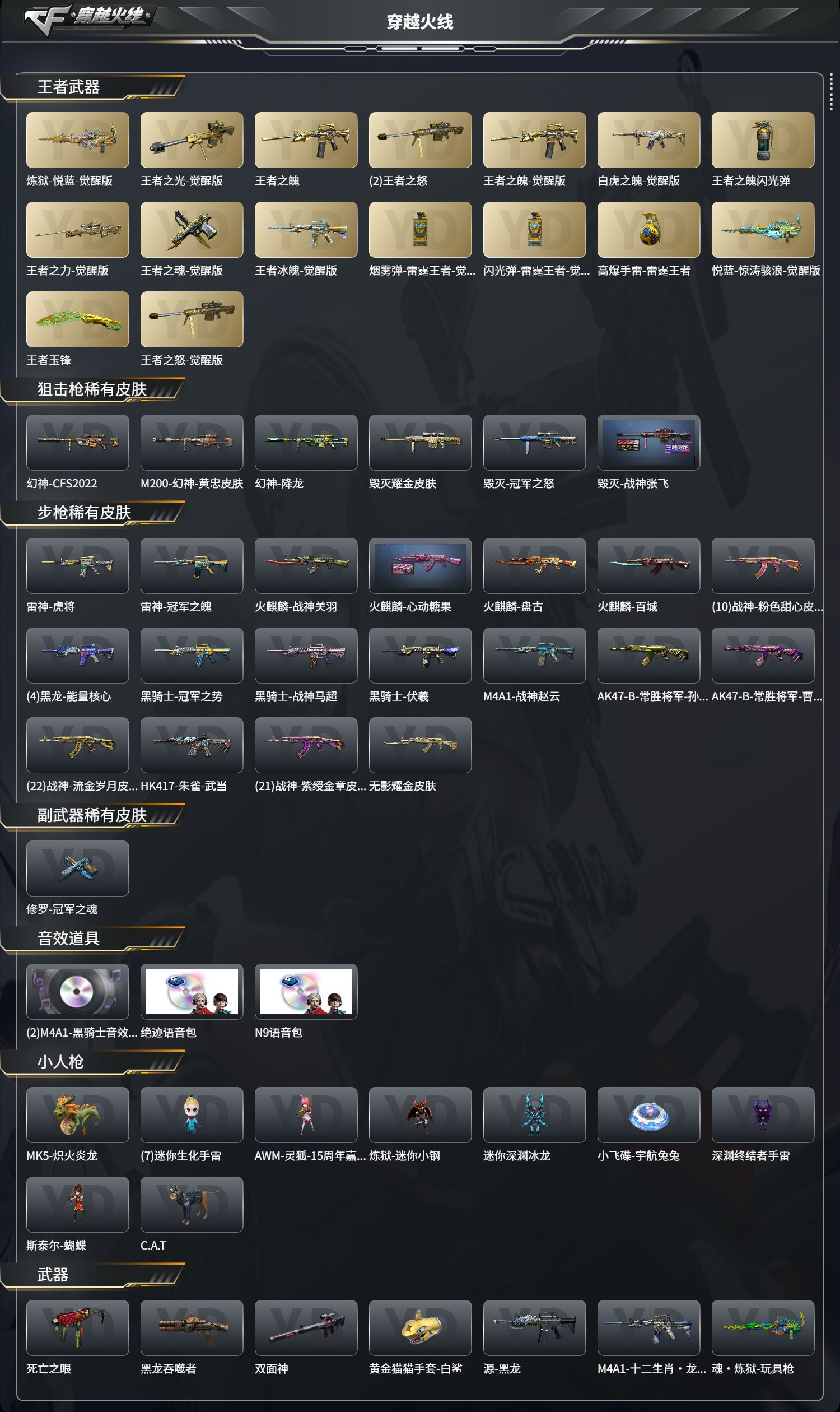 CFCMW425160穿越火线账号详情图3