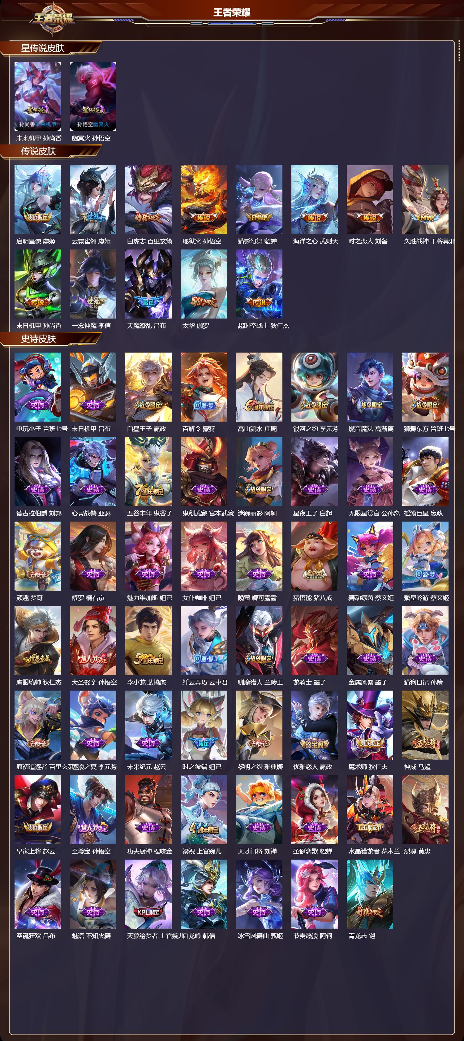 WZMK3406102王者荣耀账号详情图2 WZMK3406102王者荣耀账号详情图2