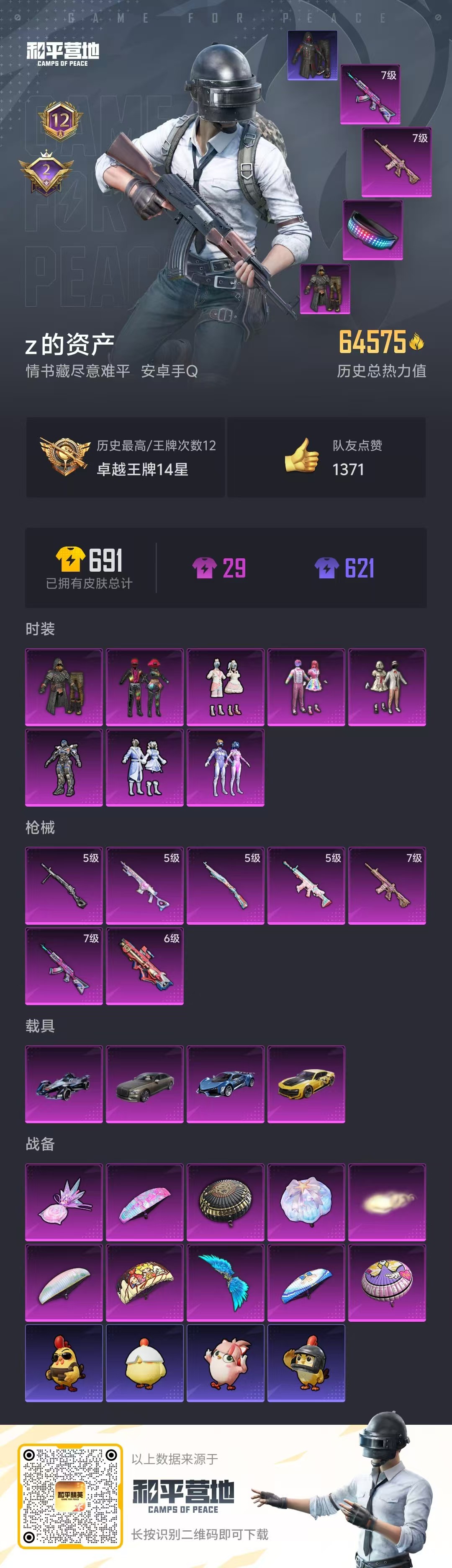 HPSJ3409188和平精英账号详情图2 HPSJ3409188和平精英账号详情图2