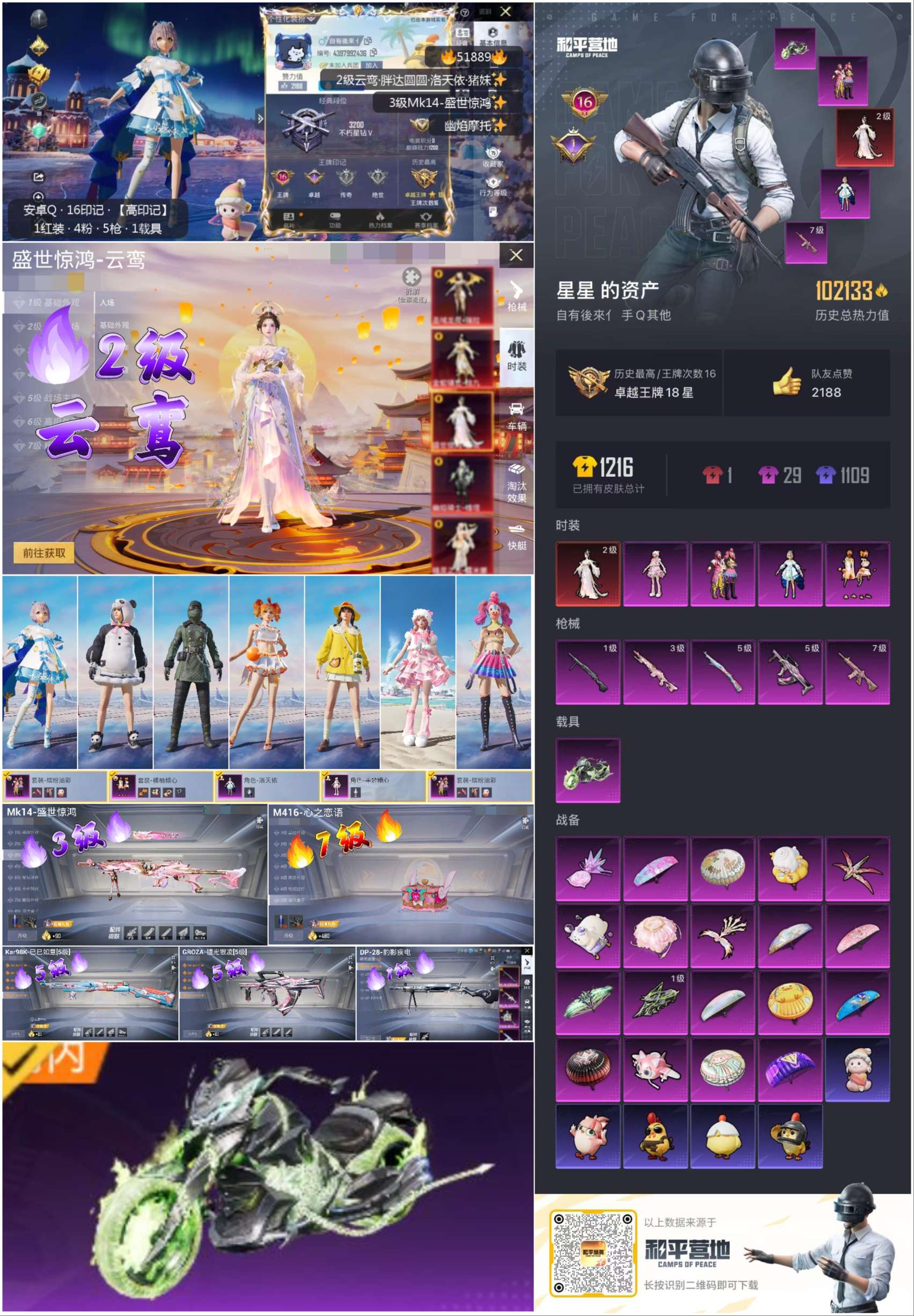 HPSJ3412889和平精英账号详情图4 HPSJ3412889和平精英账号详情图4