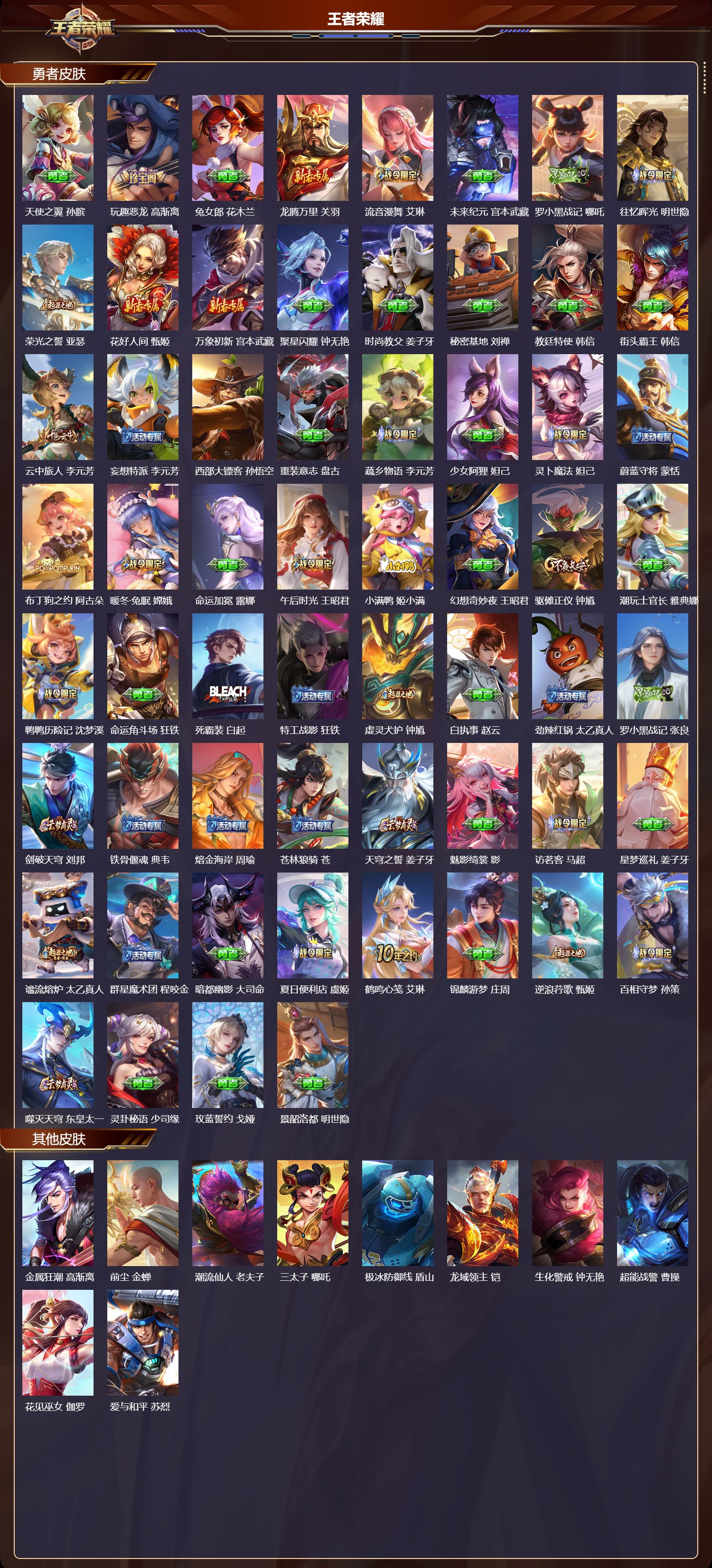 WZMK3406107王者荣耀账号详情图4 WZMK3406107王者荣耀账号详情图4