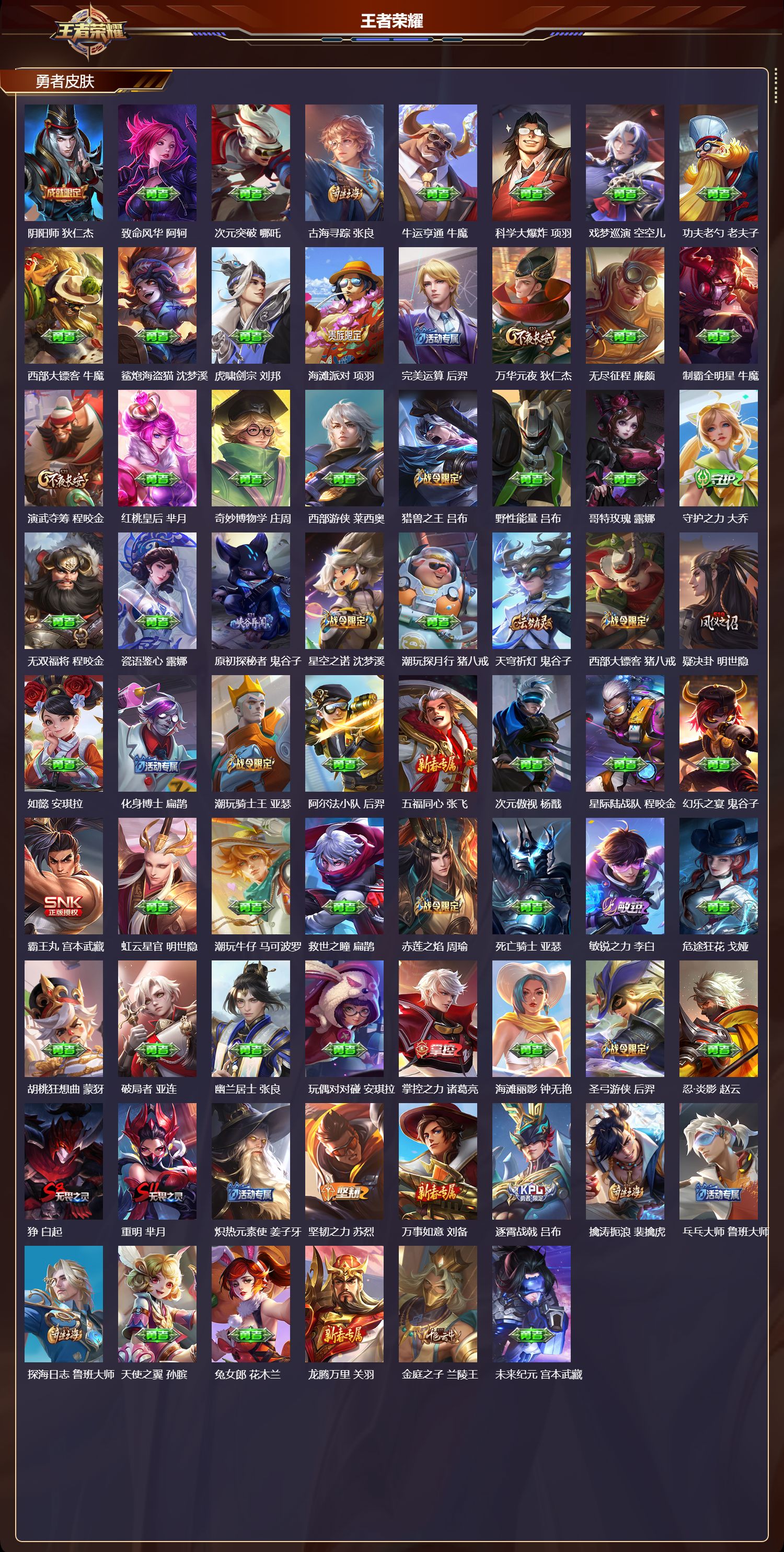 WZMK3406104王者荣耀账号详情图5 WZMK3406104王者荣耀账号详情图5