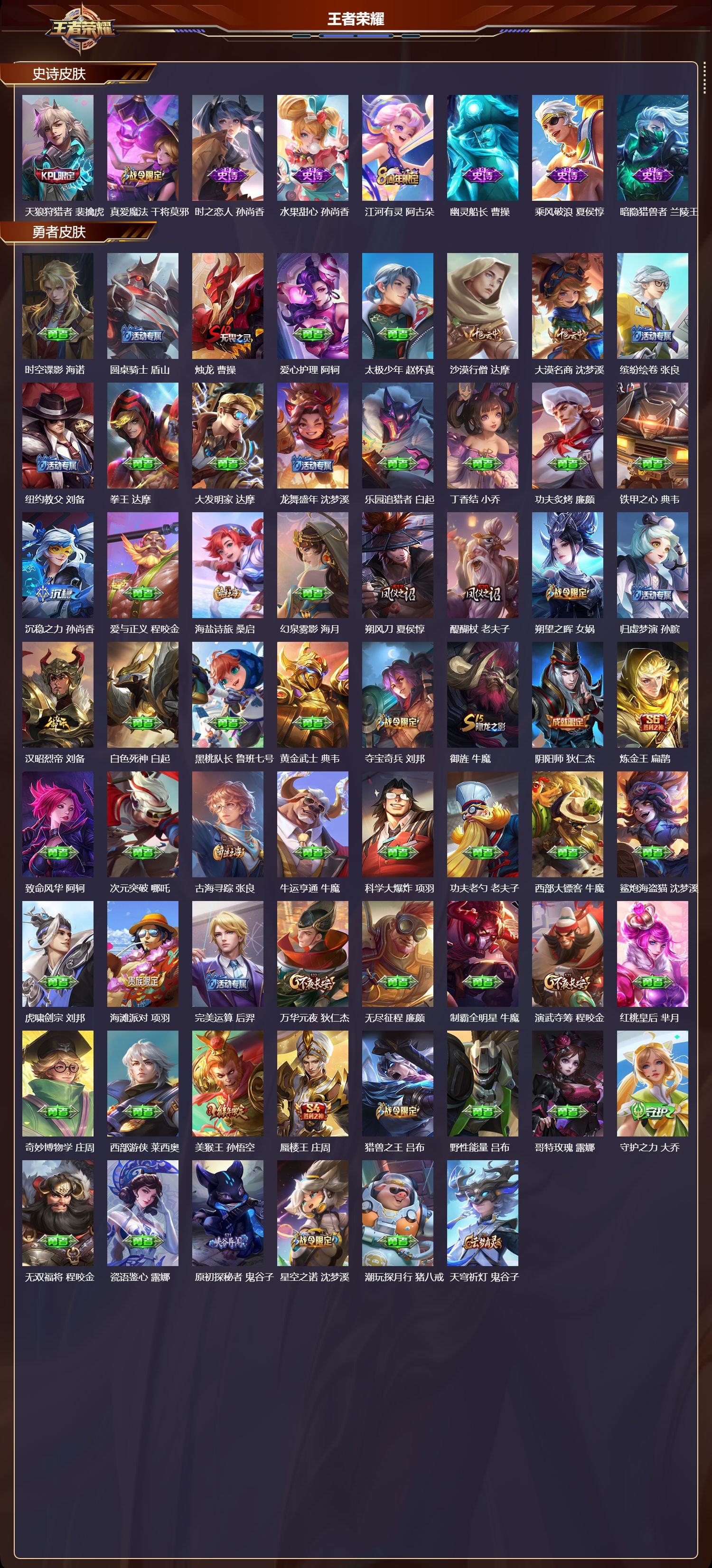 WZMK3409314王者荣耀账号详情图5