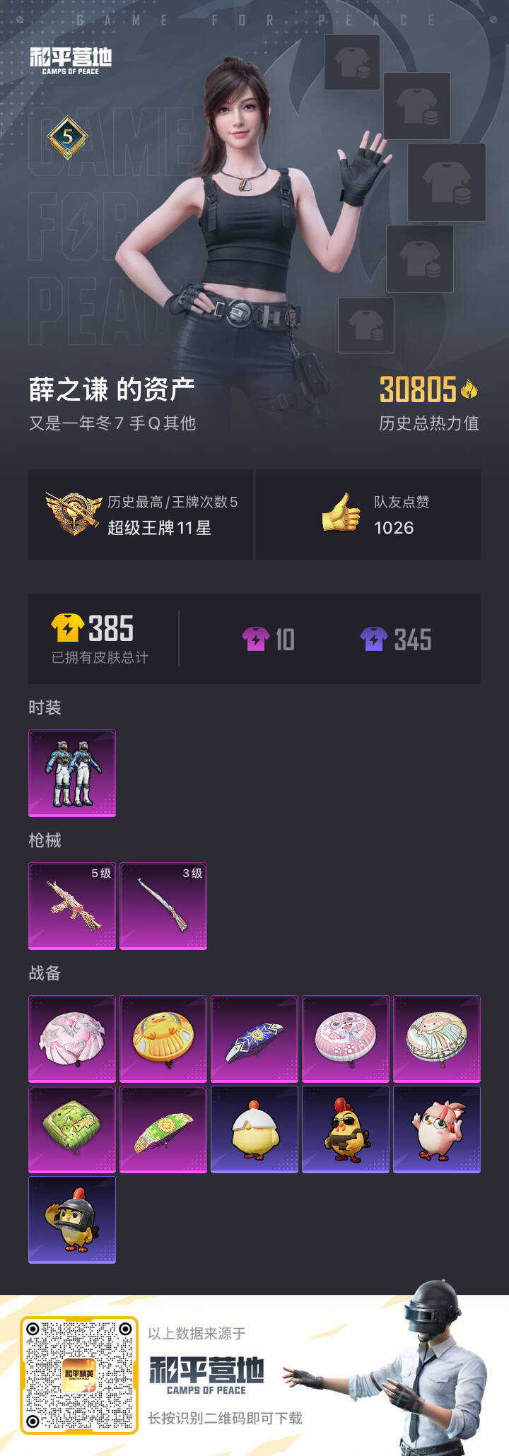 HPSJ3417049和平精英账号详情图3 HPSJ3417049和平精英账号详情图3