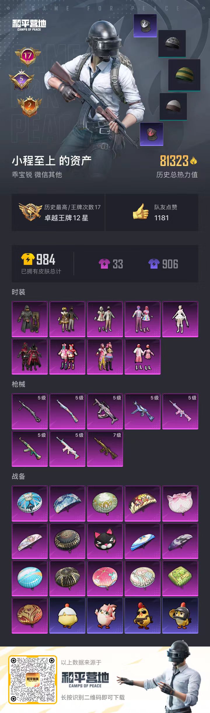 HPSJ3413082和平精英账号详情图4 HPSJ3413082和平精英账号详情图4