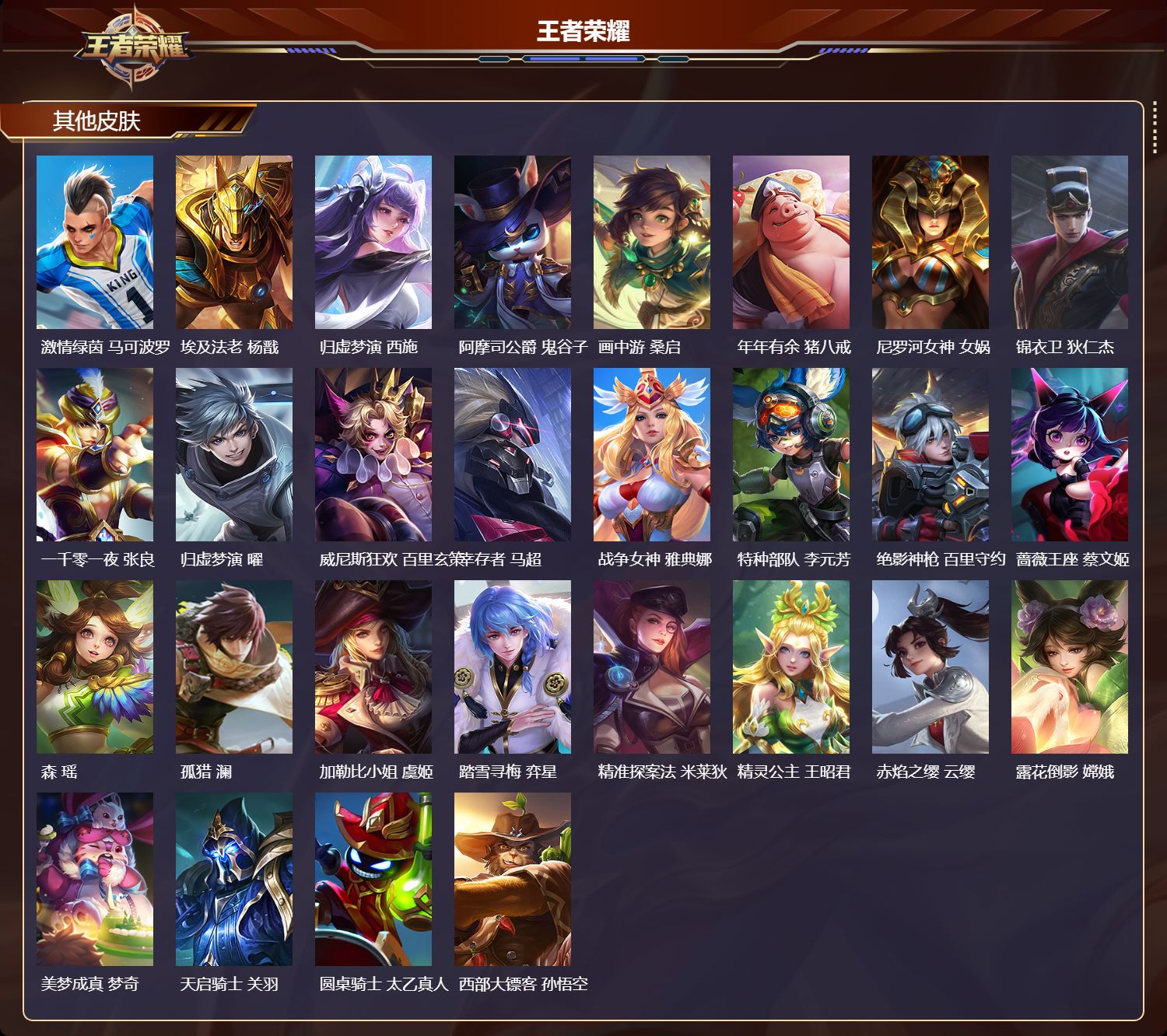 WZMK3409308王者荣耀账号详情图6