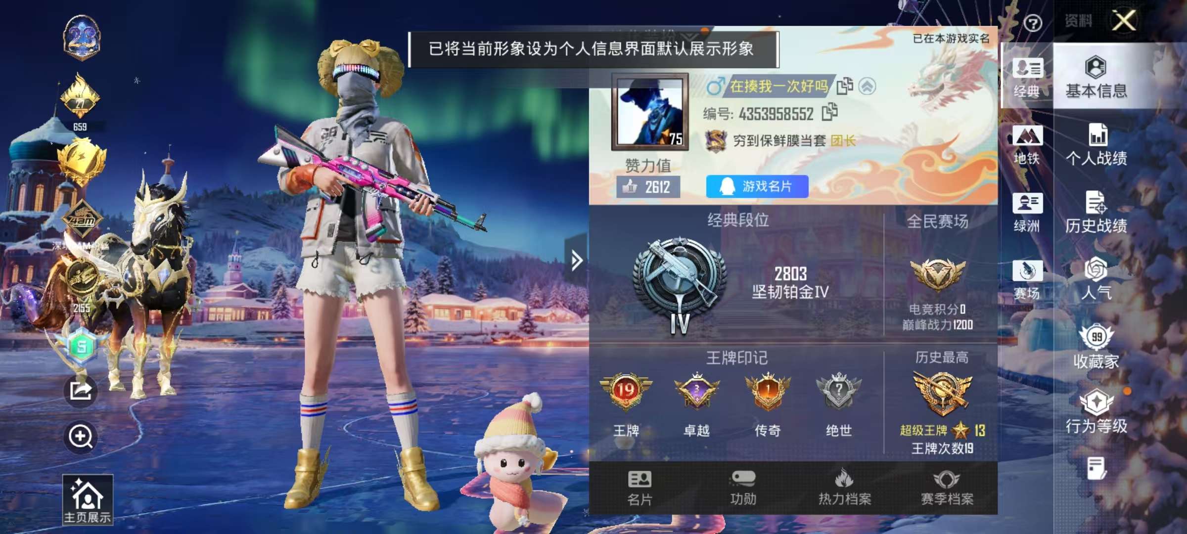 HPSJ3417046和平精英账号详情图2 HPSJ3417046和平精英账号详情图2