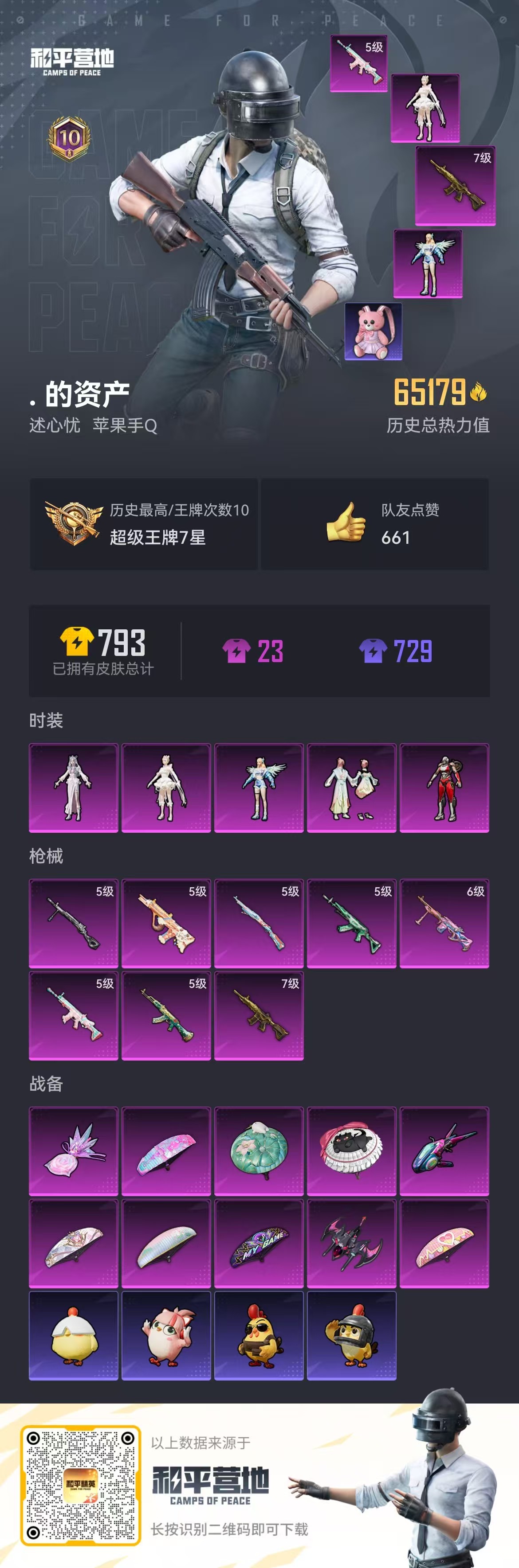 HPSJ3417087和平精英账号详情图3 HPSJ3417087和平精英账号详情图3