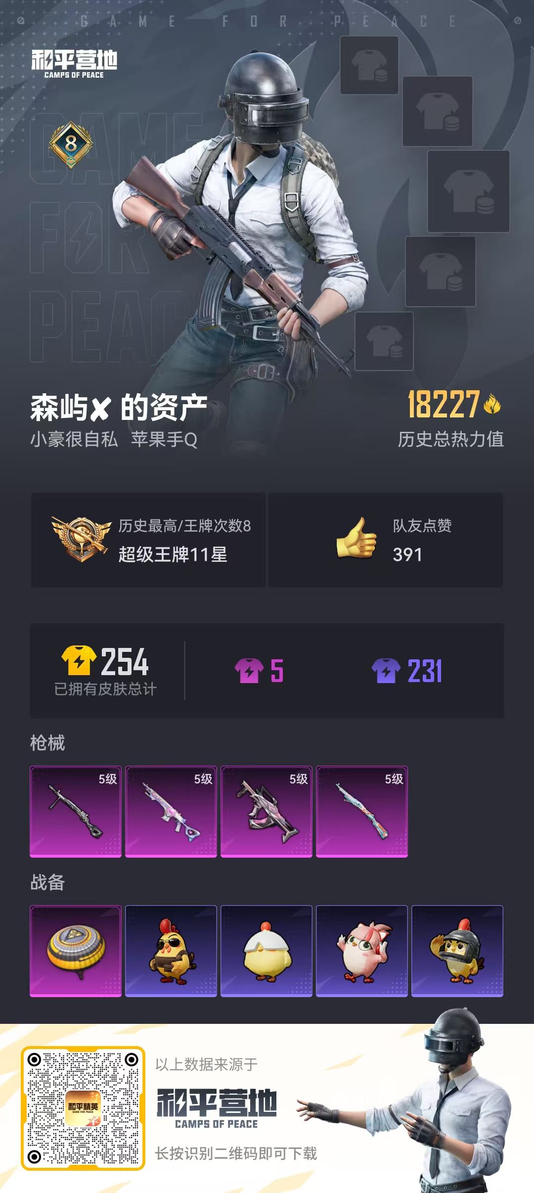 HPSJ3413308和平精英账号详情图3 HPSJ3413308和平精英账号详情图3