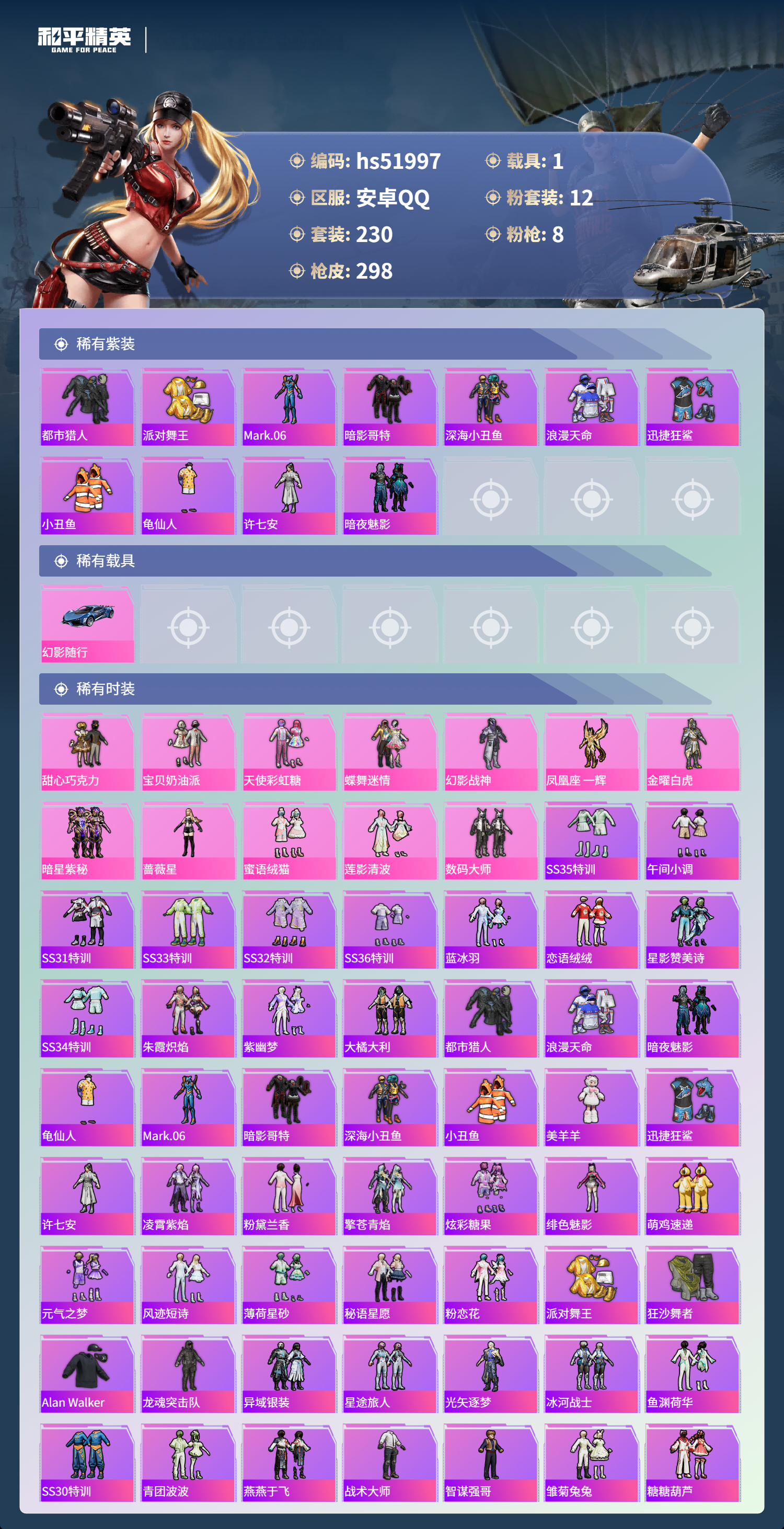 HPSJ3415076和平精英账号详情图5 HPSJ3415076和平精英账号详情图5