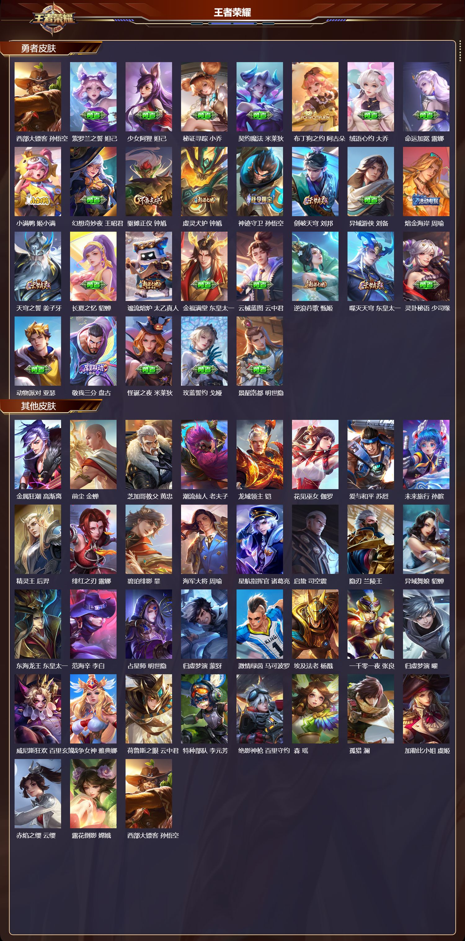 WZMK3409335王者荣耀账号详情图3 WZMK3409335王者荣耀账号详情图3