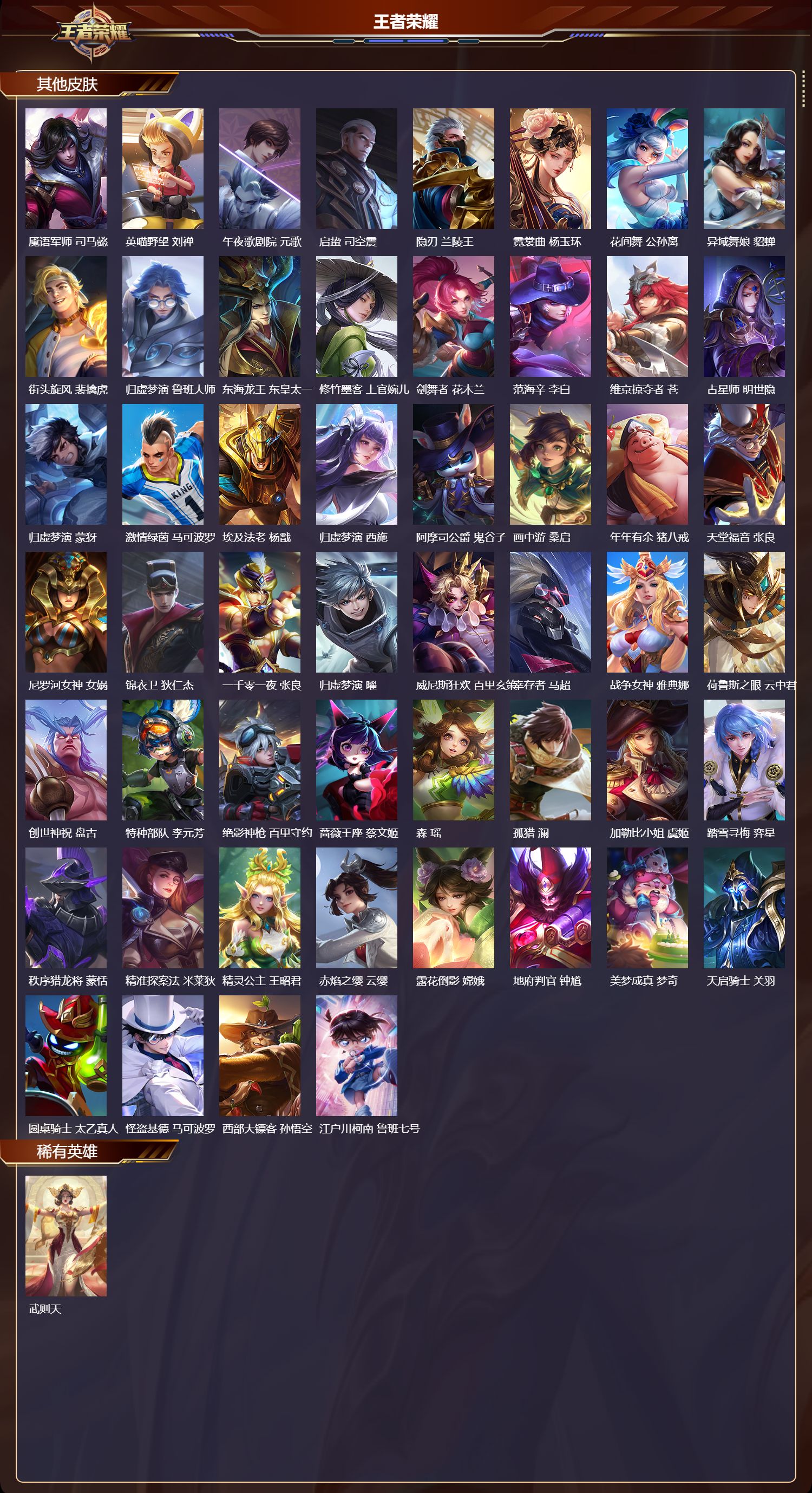 WZMK3409314王者荣耀账号详情图8