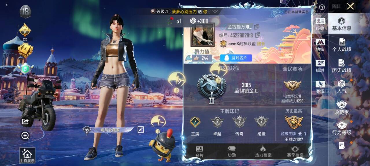 HPSJ3417076和平精英账号详情图2 HPSJ3417076和平精英账号详情图2