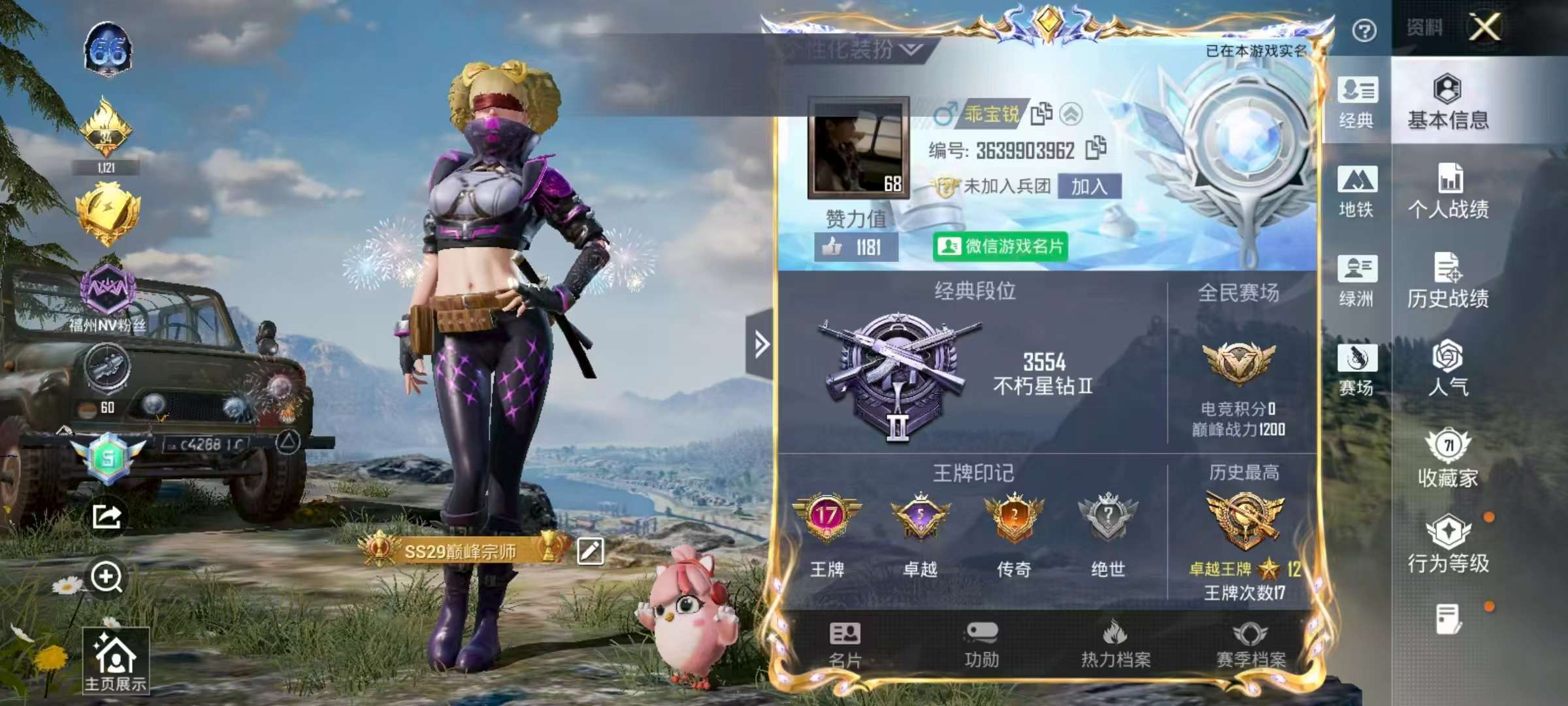 HPSJ3413082和平精英账号详情图2 HPSJ3413082和平精英账号详情图2