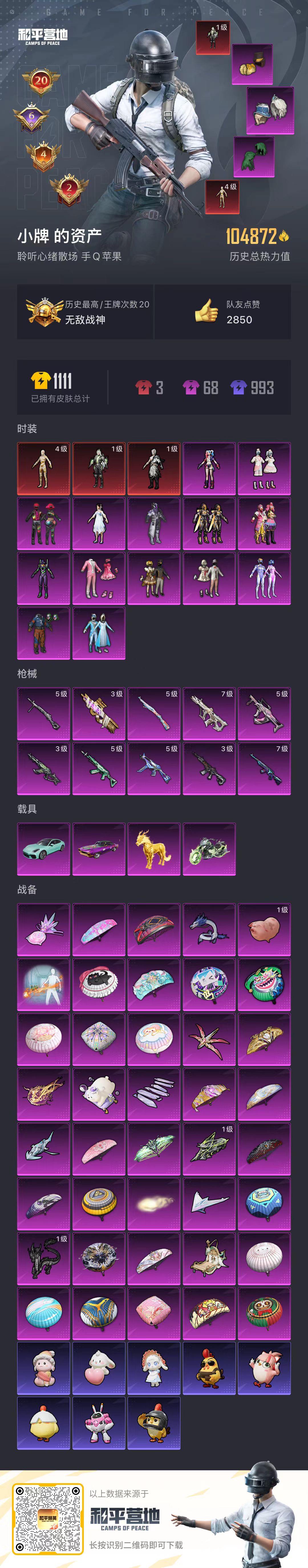 HPSJ3417534和平精英账号详情图5 HPSJ3417534和平精英账号详情图5