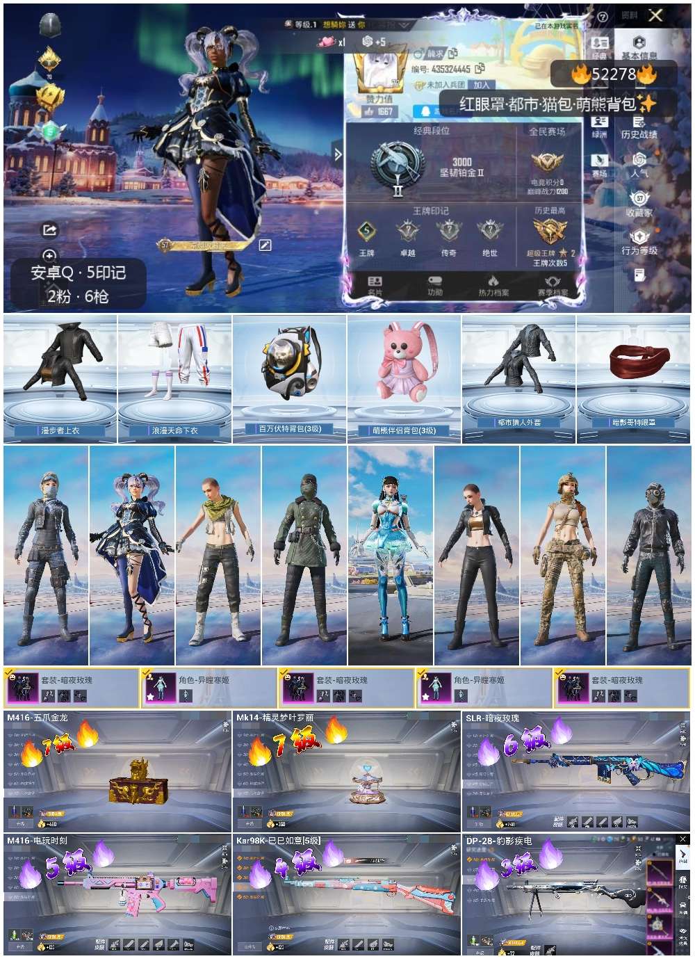 HPSJ3417613和平精英账号详情图2 HPSJ3417613和平精英账号详情图2