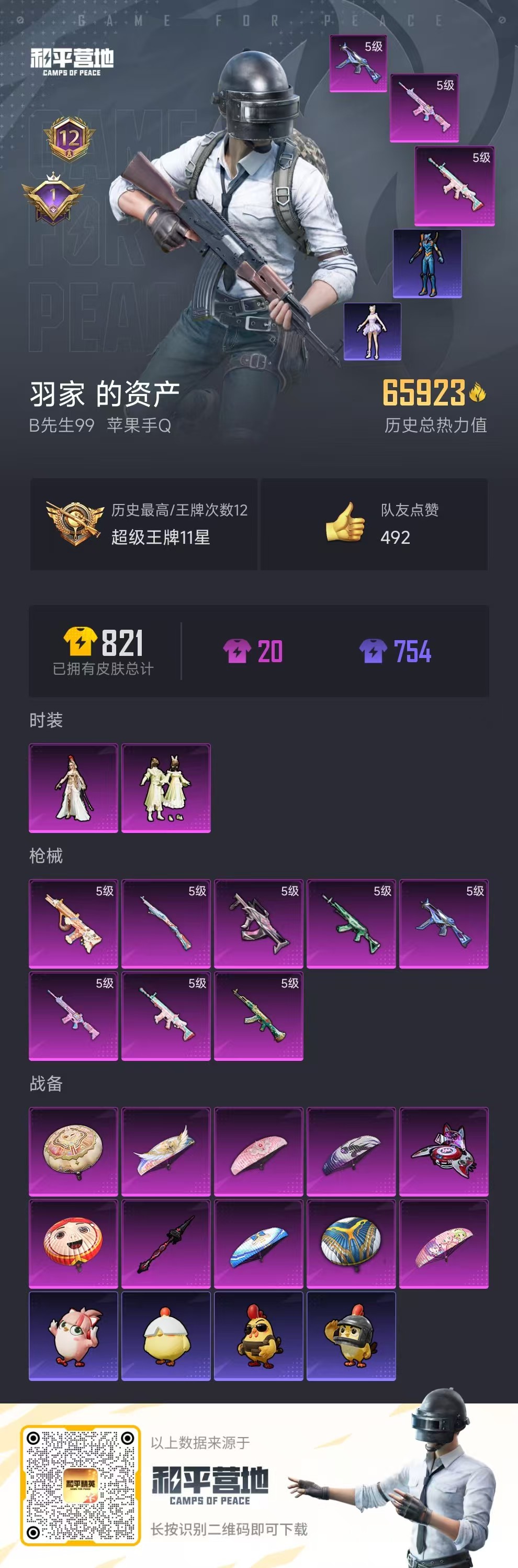 HPSJ3416050和平精英账号详情图3 HPSJ3416050和平精英账号详情图3