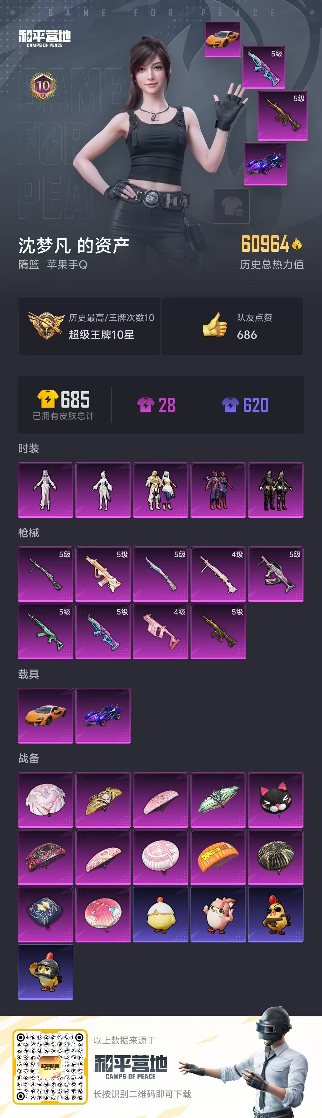 HPSJ3415177和平精英账号详情图4 HPSJ3415177和平精英账号详情图4