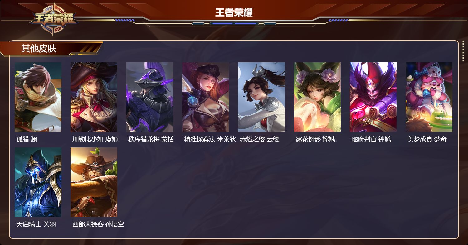 WZMK3410979王者荣耀账号详情图5 WZMK3410979王者荣耀账号详情图5