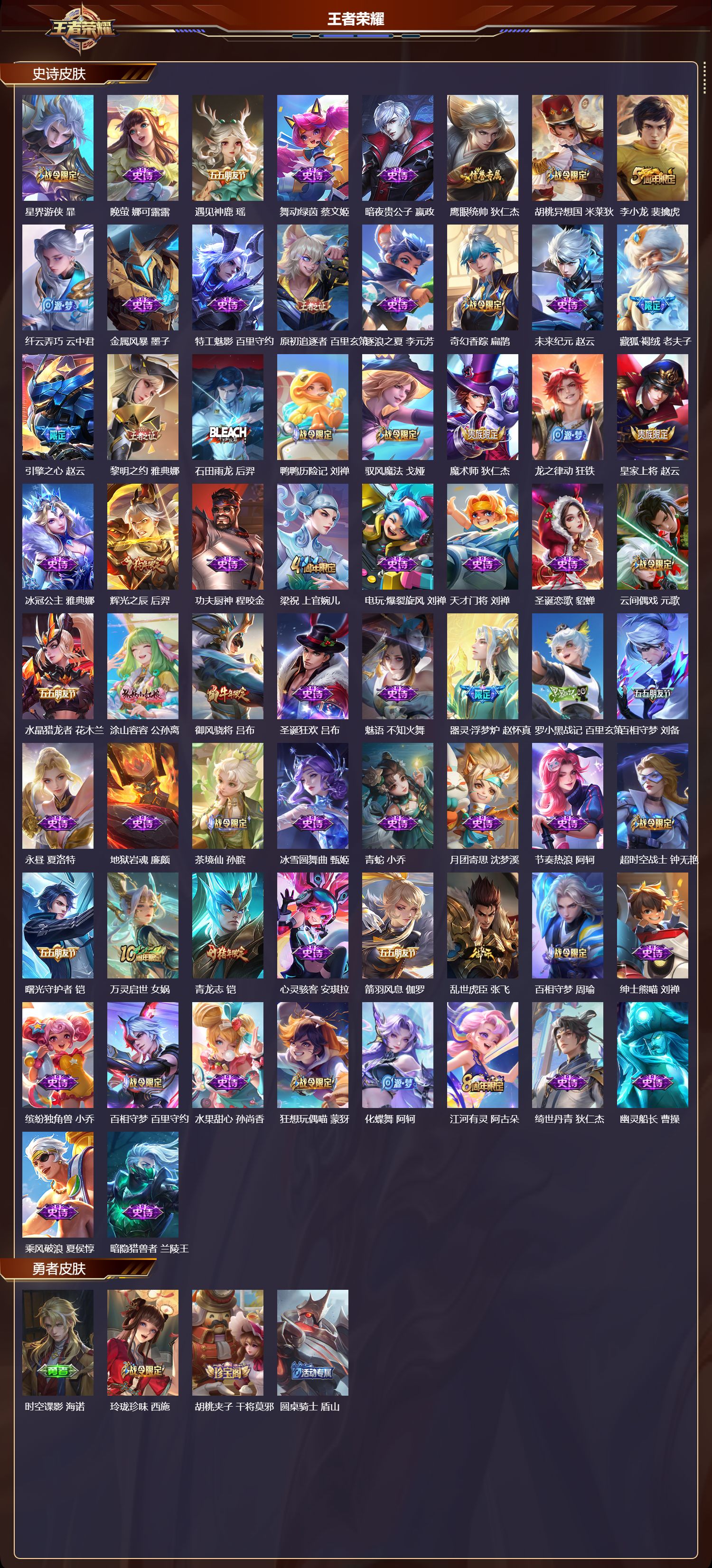 WZMK3410976王者荣耀账号详情图3 WZMK3410976王者荣耀账号详情图3