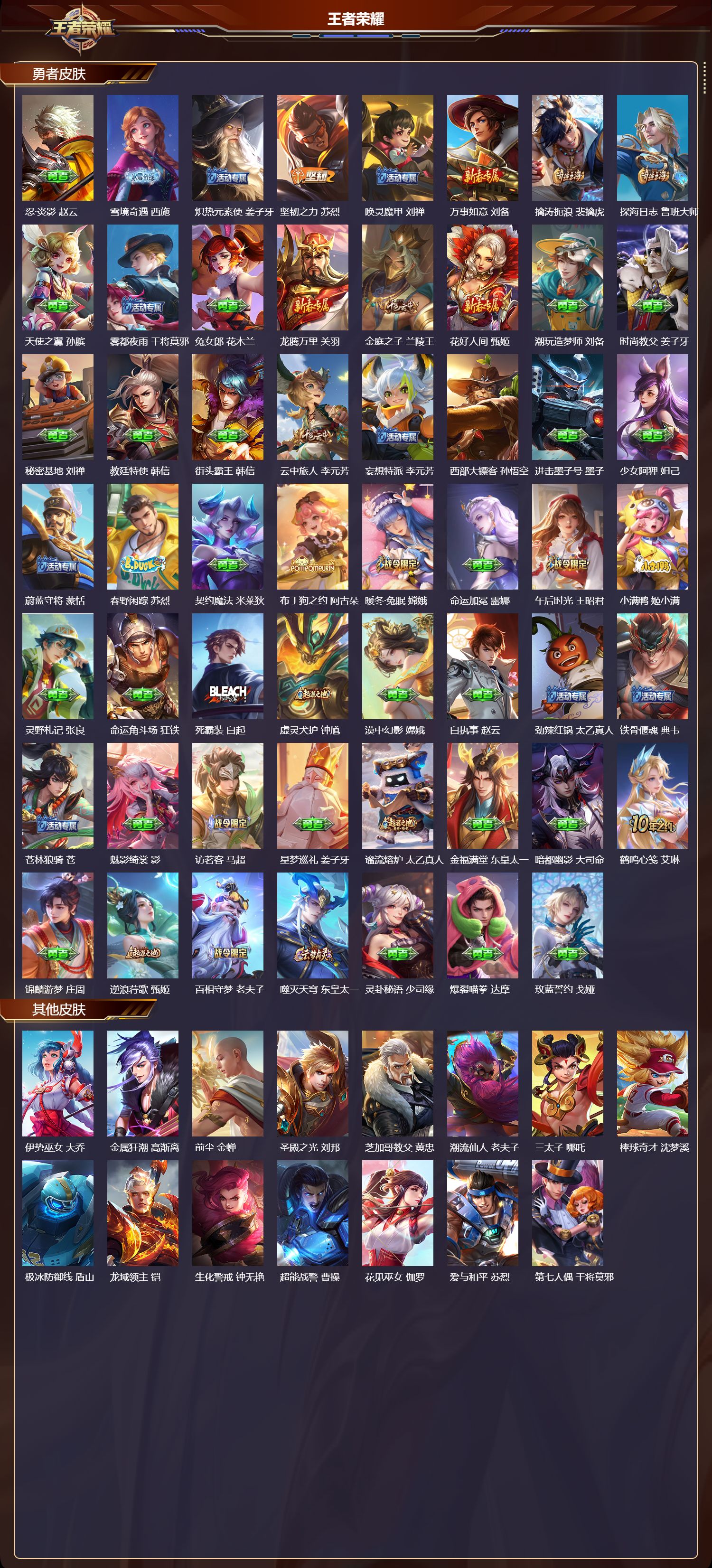 WZQM3479505王者荣耀账号详情图5