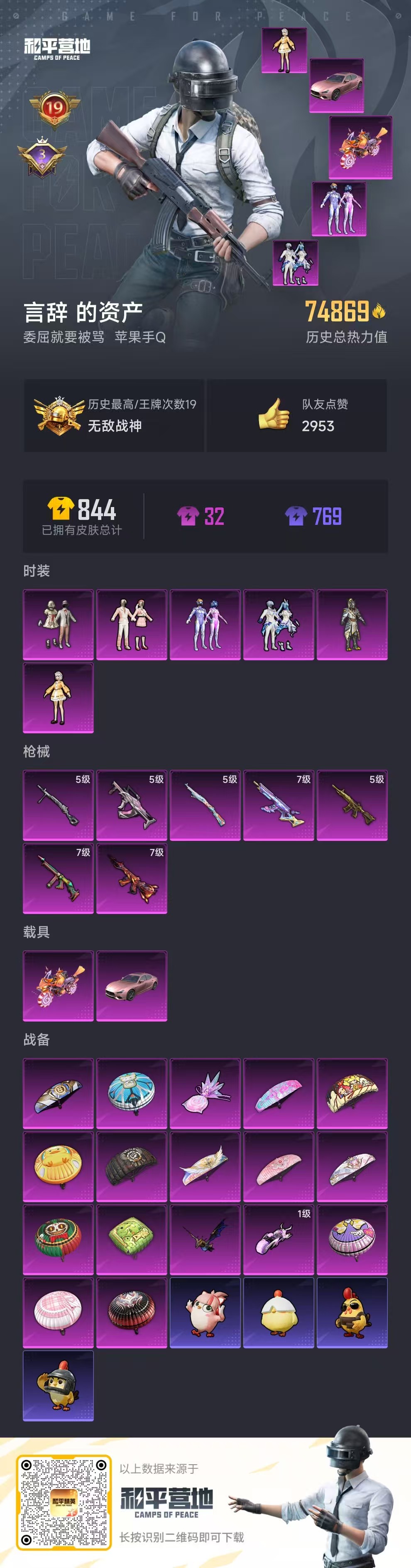 HPSJ3417604和平精英账号详情图3 HPSJ3417604和平精英账号详情图3