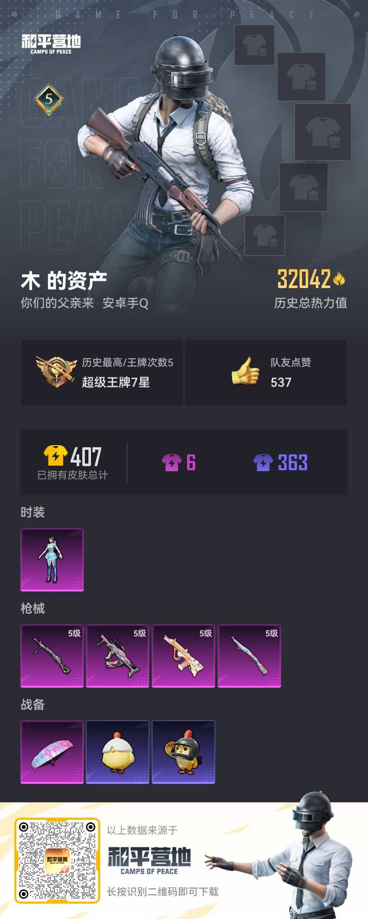 HPSJ3417529和平精英账号详情图5 HPSJ3417529和平精英账号详情图5