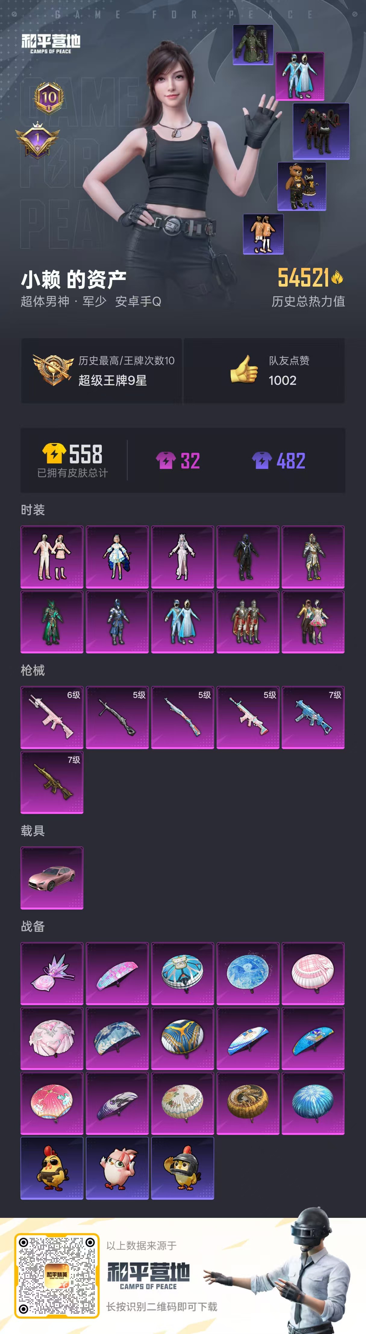 HPSJ3416127和平精英账号详情图4 HPSJ3416127和平精英账号详情图4