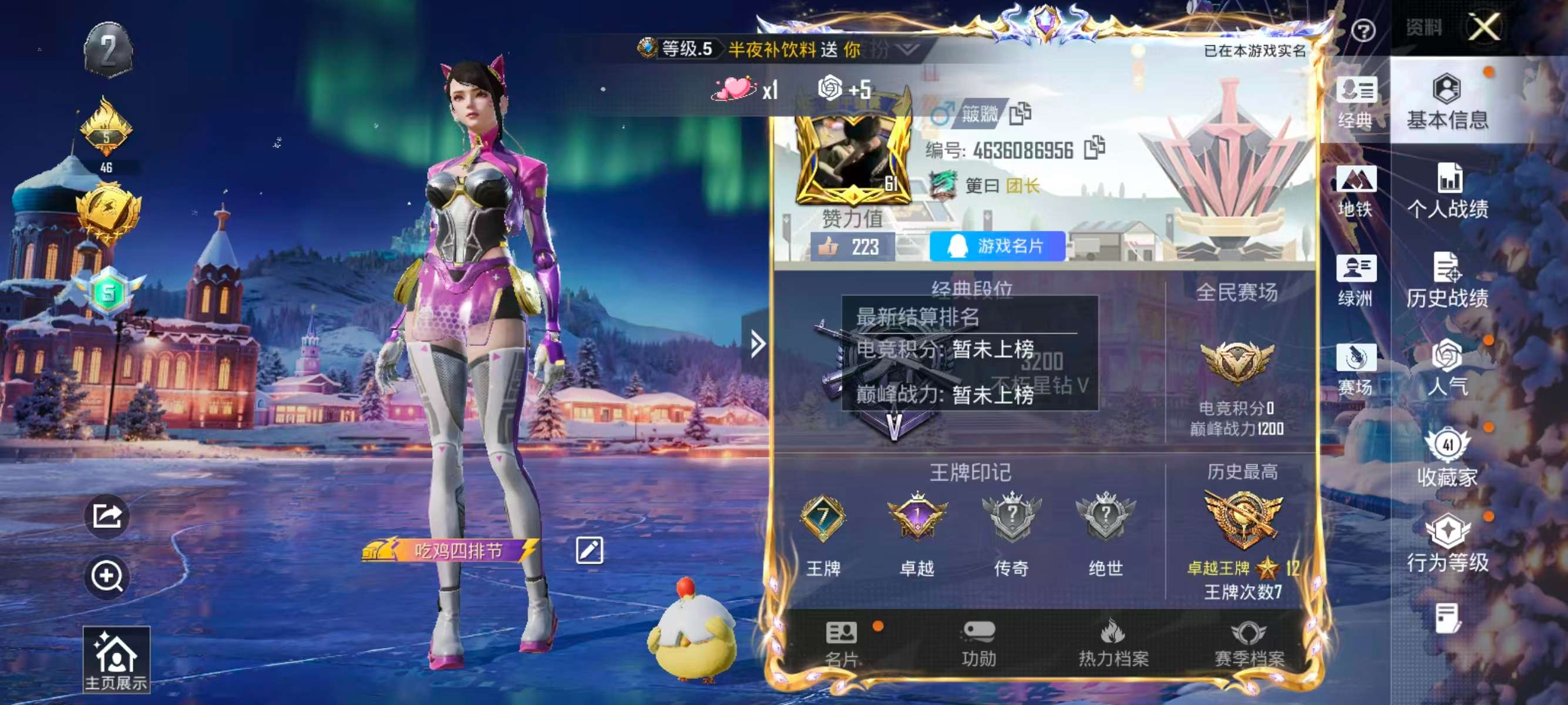 HPSJ3417535和平精英账号详情图2 HPSJ3417535和平精英账号详情图2