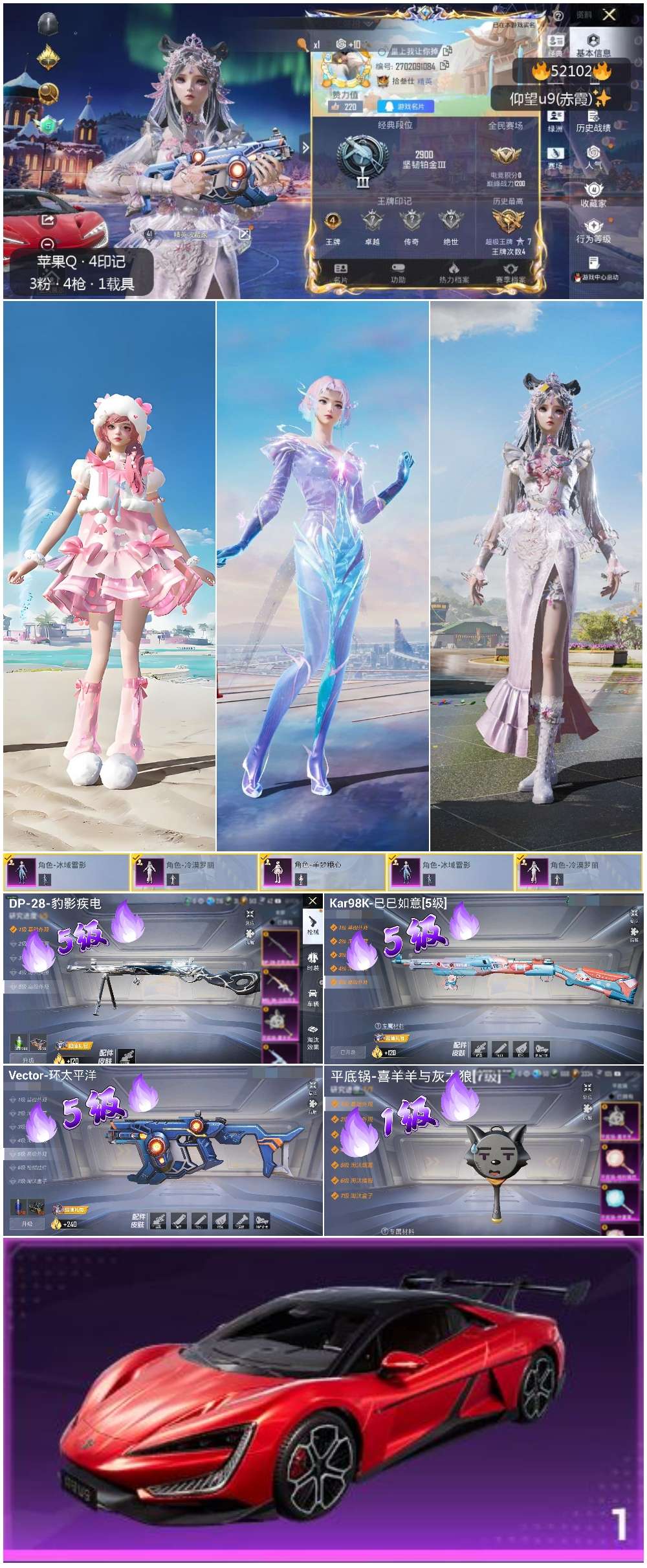 HPSJ3416045和平精英账号详情图2 HPSJ3416045和平精英账号详情图2