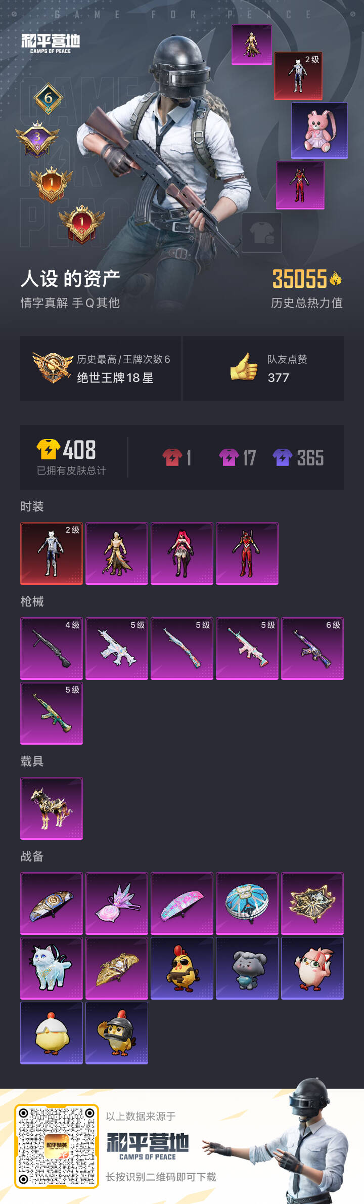 HPSJ3417601和平精英账号详情图4 HPSJ3417601和平精英账号详情图4