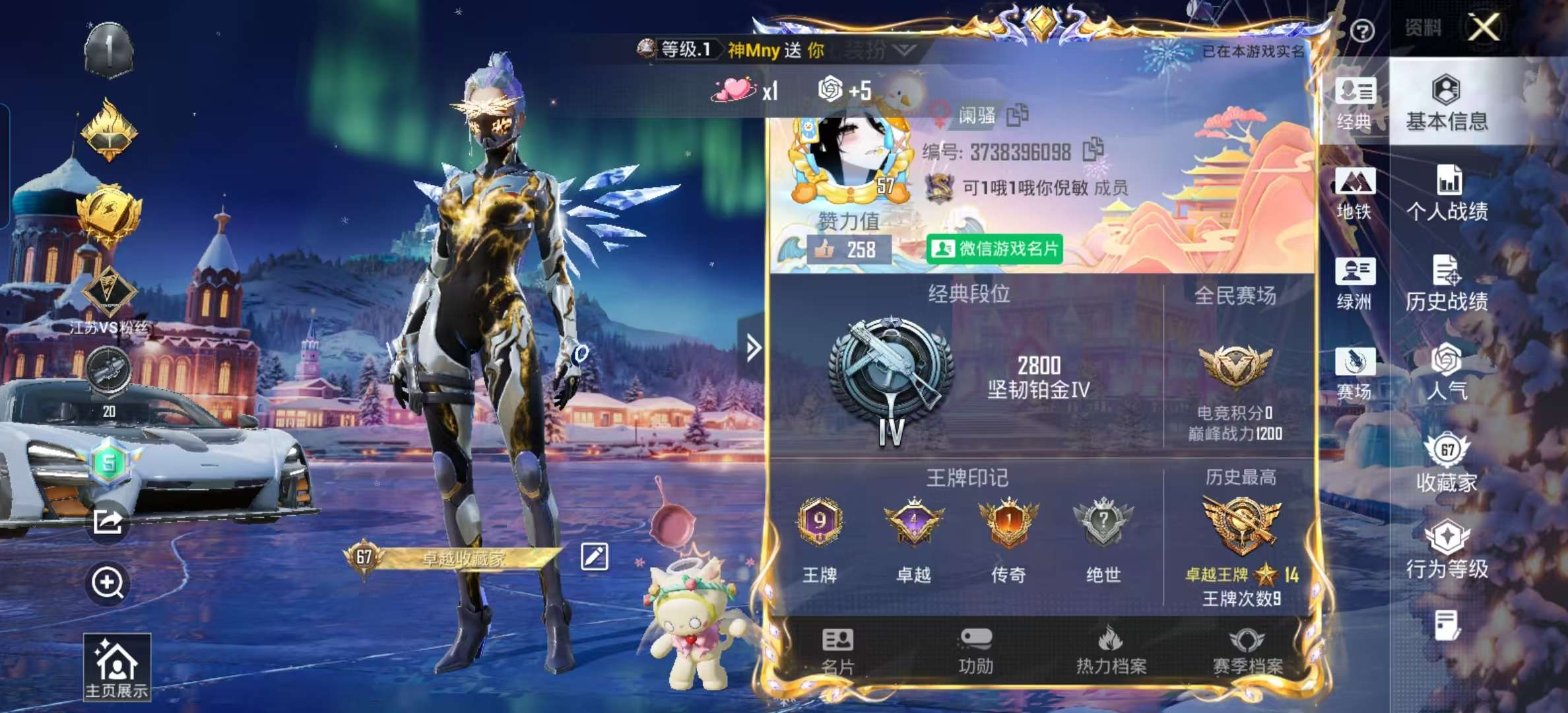 HPSJ3415157和平精英账号详情图2 HPSJ3415157和平精英账号详情图2