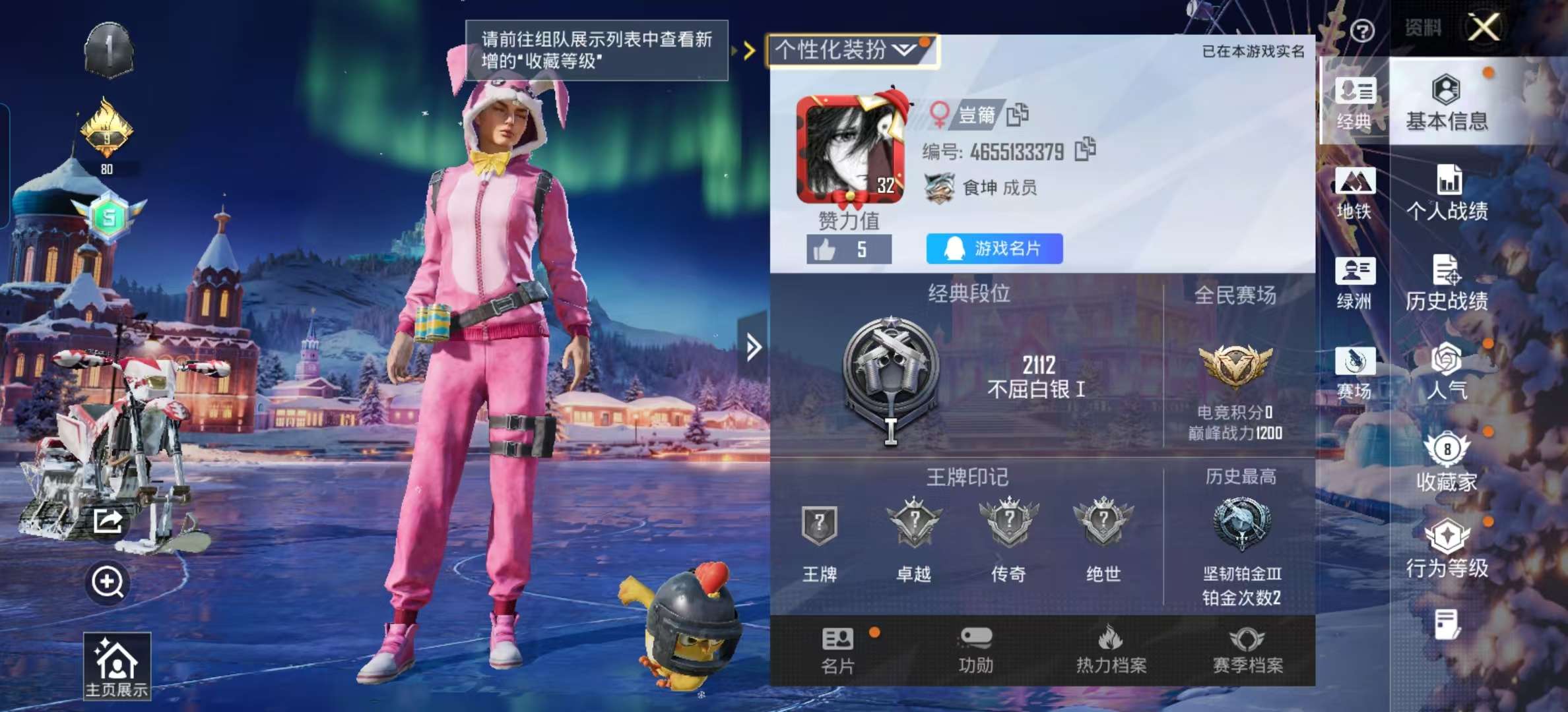 HPSJ3416047和平精英账号详情图5 HPSJ3416047和平精英账号详情图5