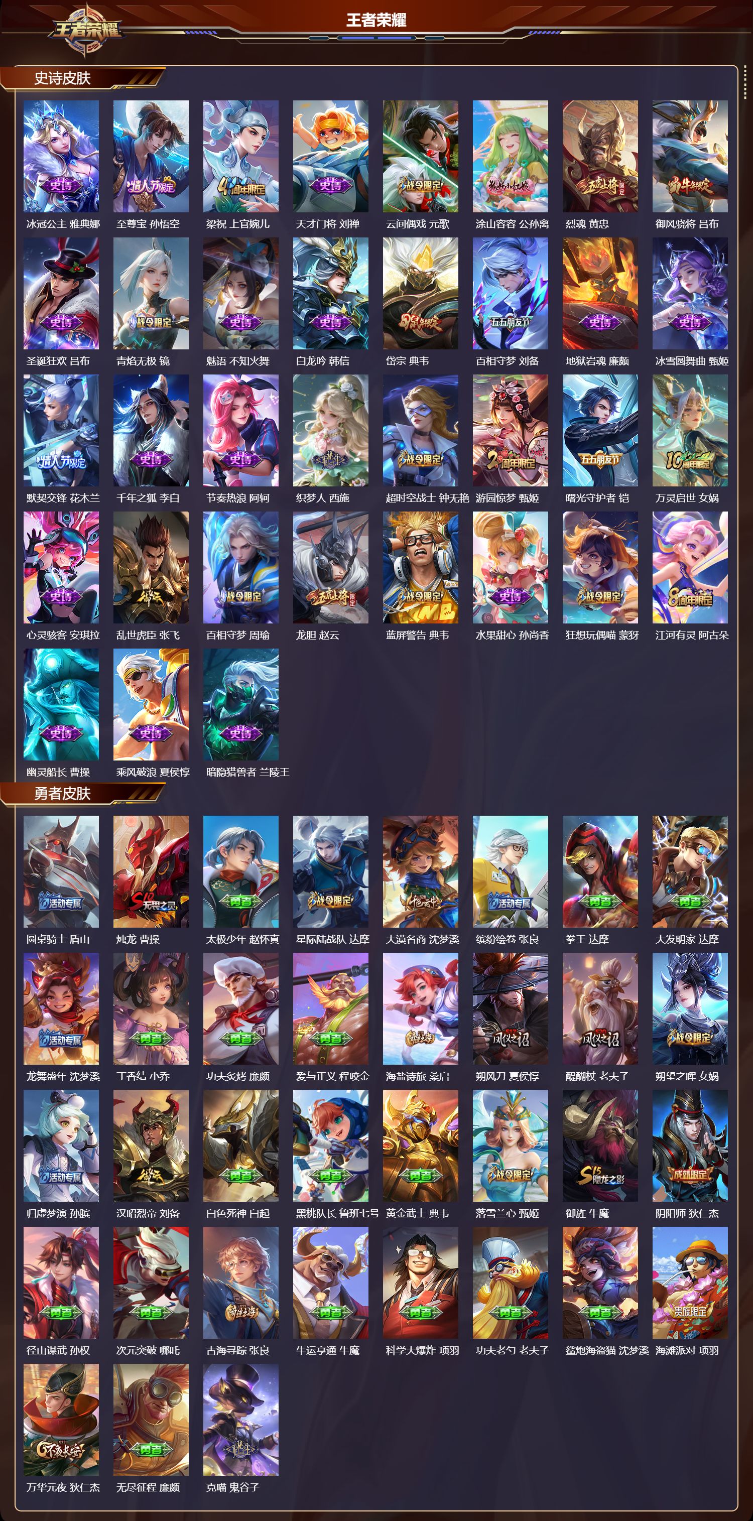 WZMK3410975王者荣耀账号详情图3 WZMK3410975王者荣耀账号详情图3