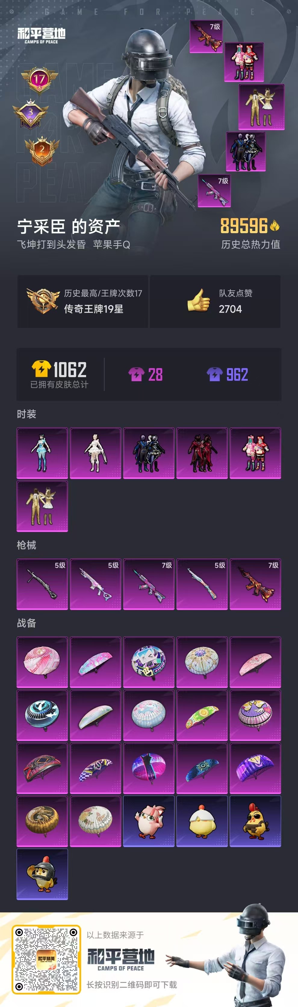 HPSJ3416223和平精英账号详情图3 HPSJ3416223和平精英账号详情图3