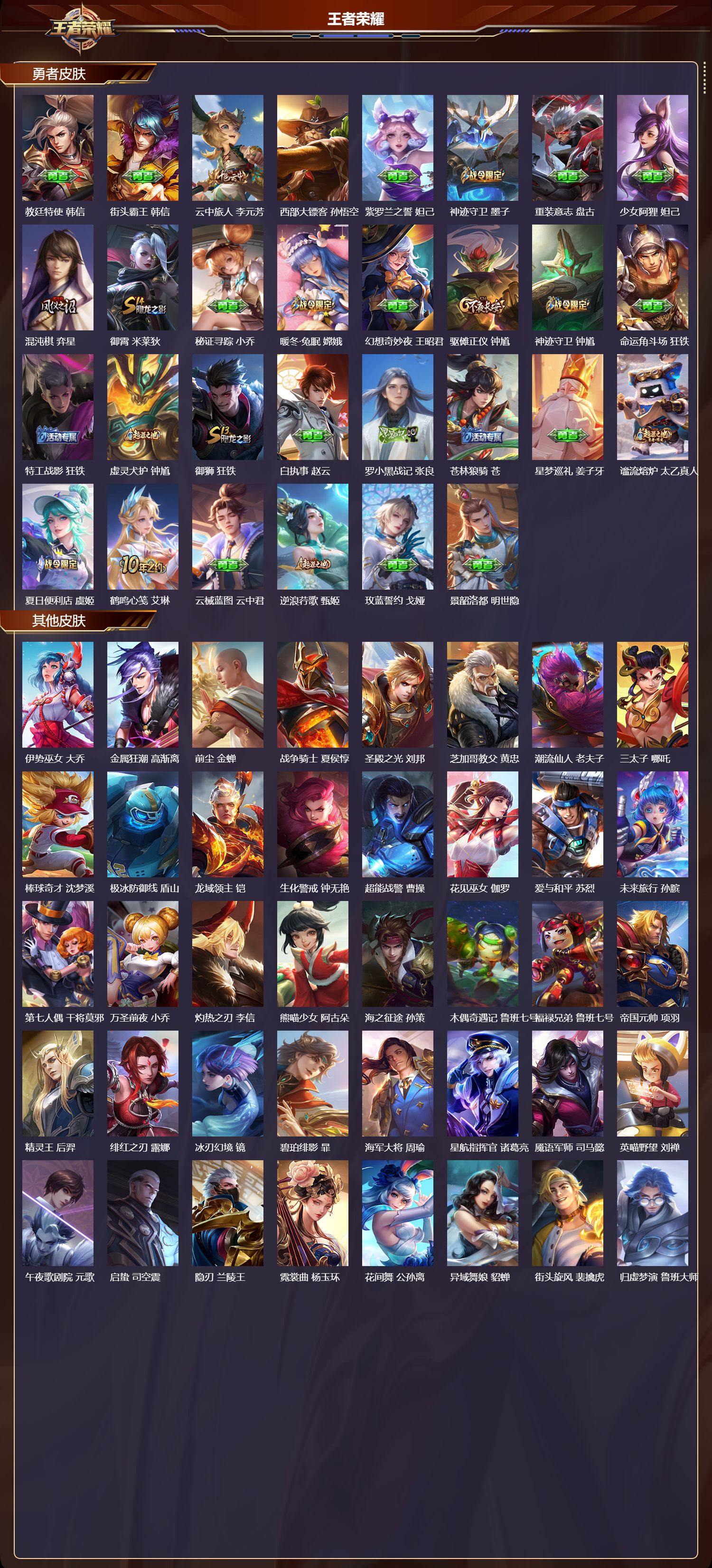 WZMK3463138王者荣耀账号详情图5 WZMK3463138王者荣耀账号详情图5