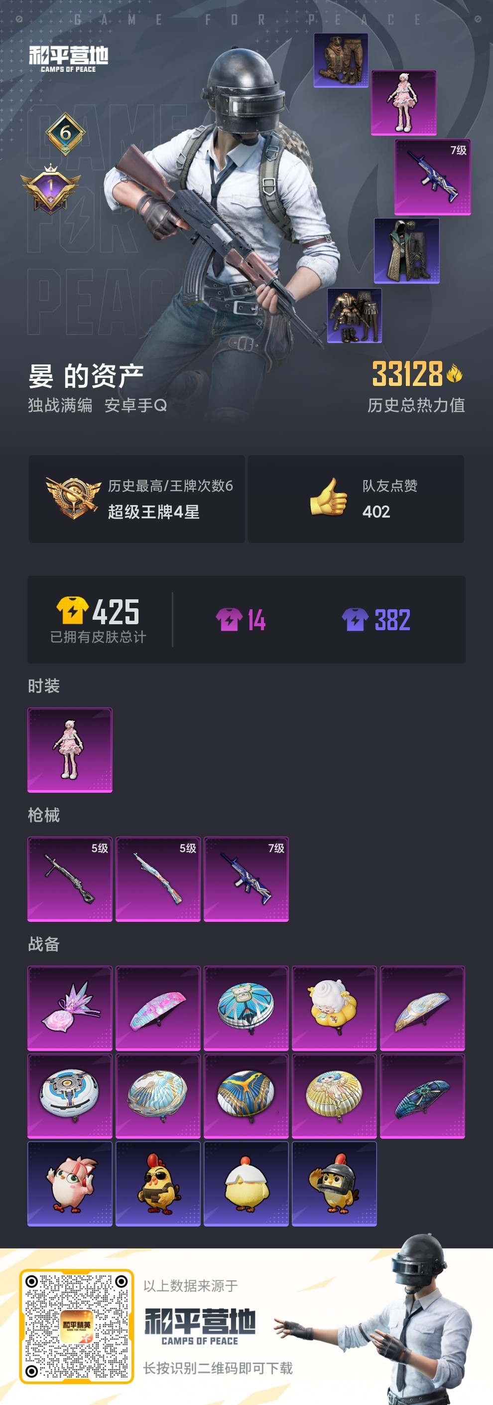 HPSJ3420295和平精英账号详情图3 HPSJ3420295和平精英账号详情图3