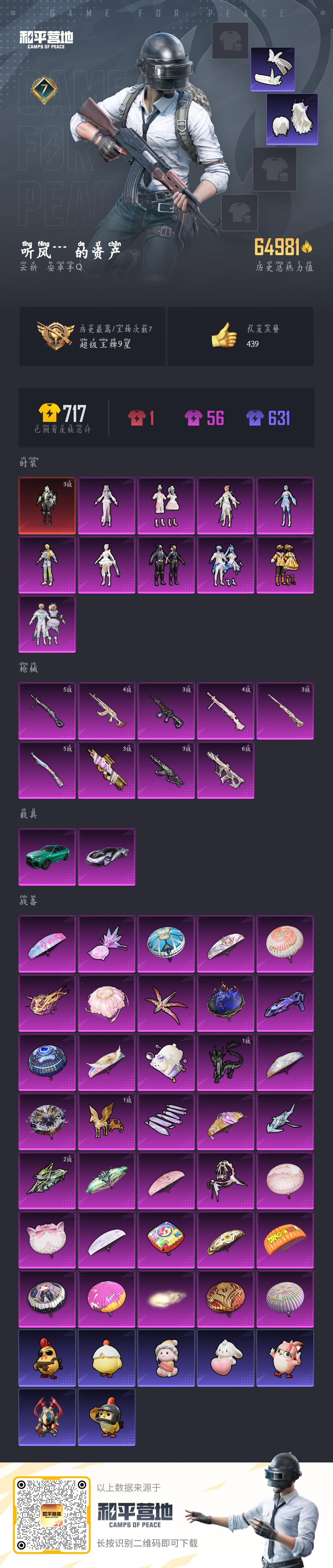 HPSJ3417168和平精英账号详情图3 HPSJ3417168和平精英账号详情图3