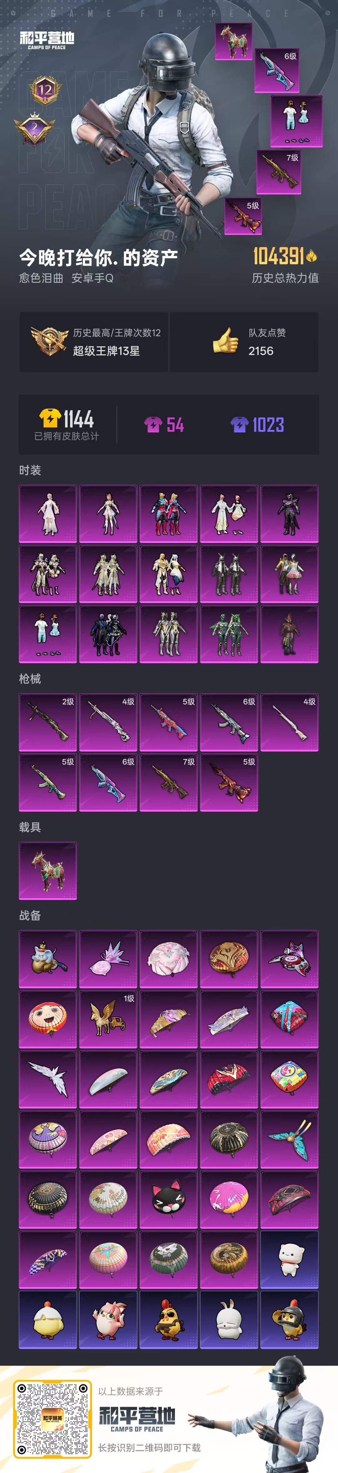 HPSJ3417100和平精英账号详情图3 HPSJ3417100和平精英账号详情图3