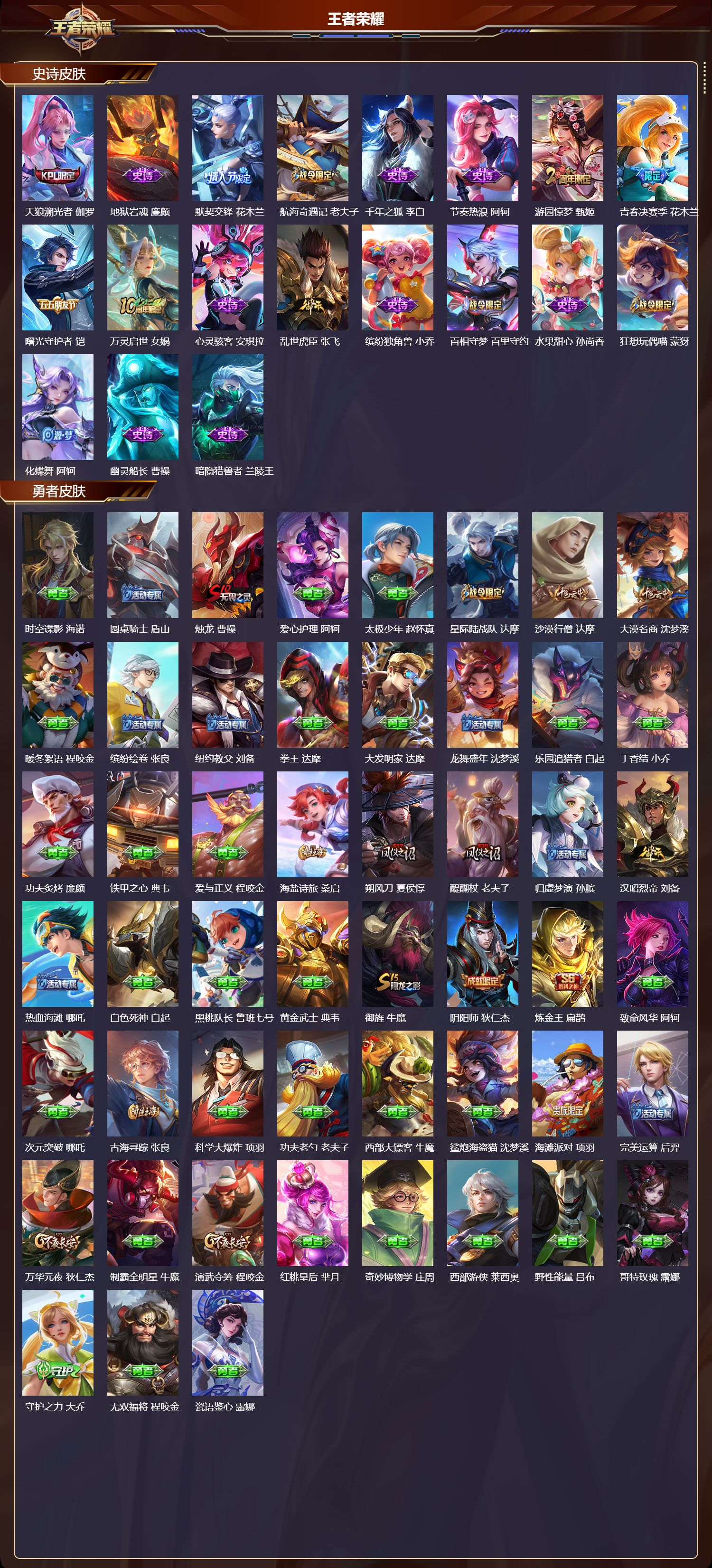 WZMK3412950王者荣耀账号详情图3 WZMK3412950王者荣耀账号详情图3