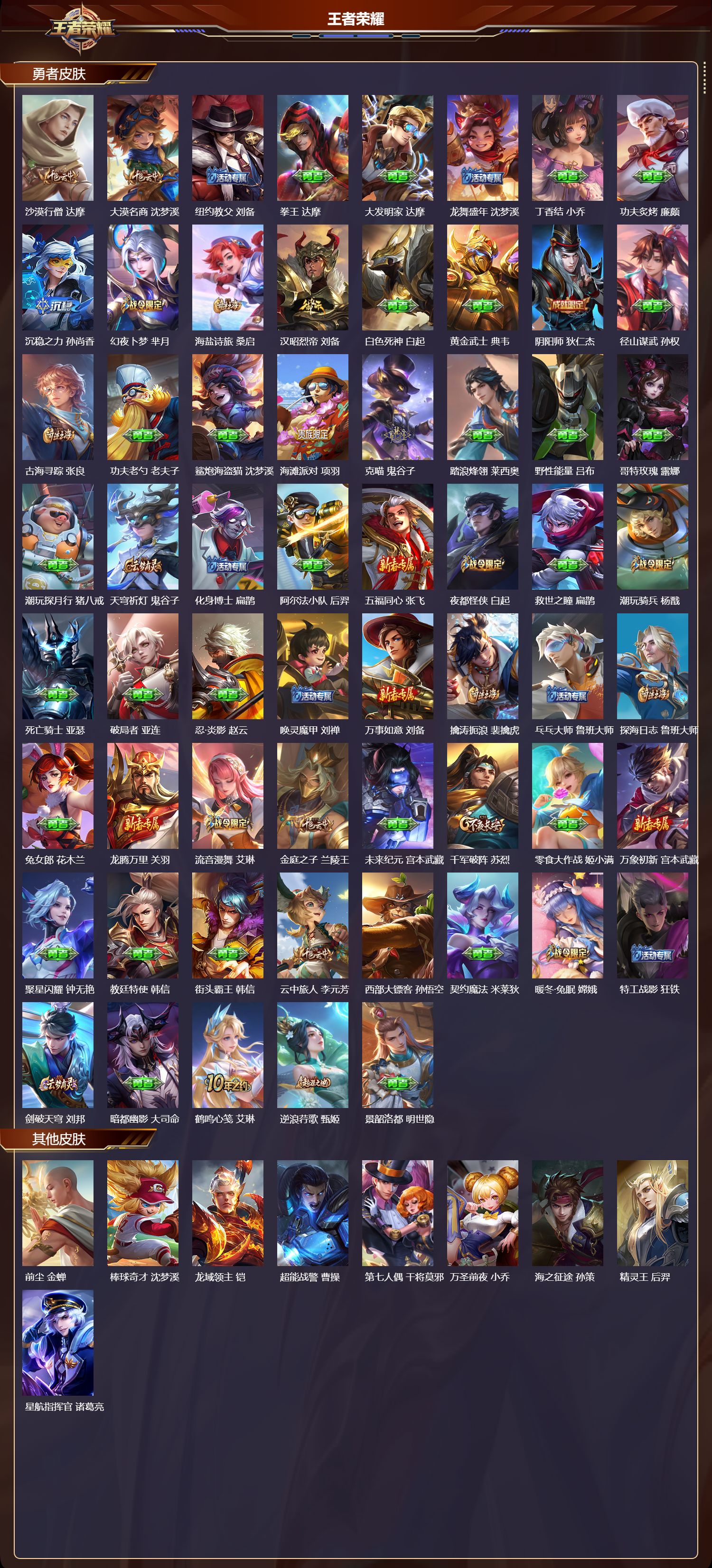 WZMK3412926王者荣耀账号详情图3