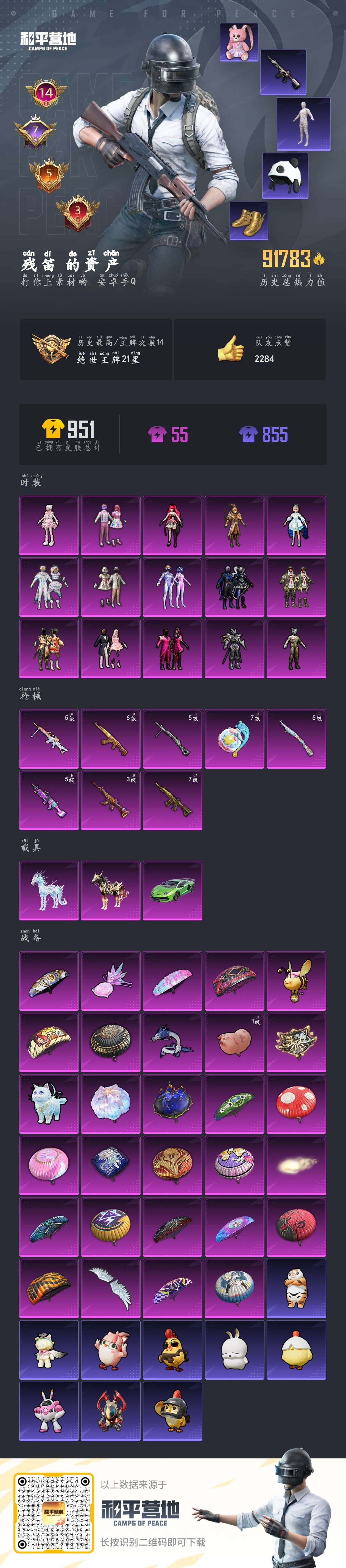 HPSJ3417036和平精英账号详情图3 HPSJ3417036和平精英账号详情图3