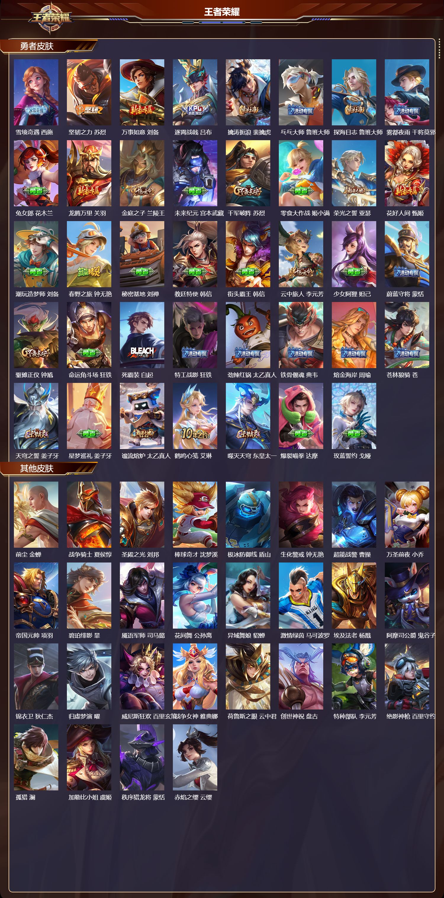 WZMK3412930王者荣耀账号详情图3 WZMK3412930王者荣耀账号详情图3